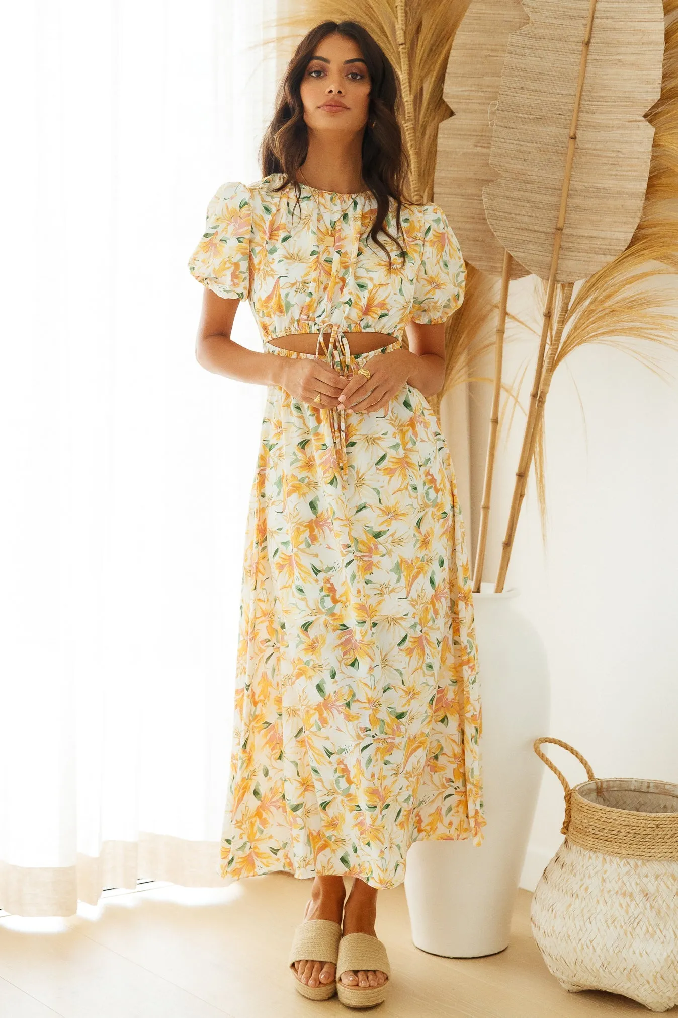 Calling My Name Maxi Dress Floral