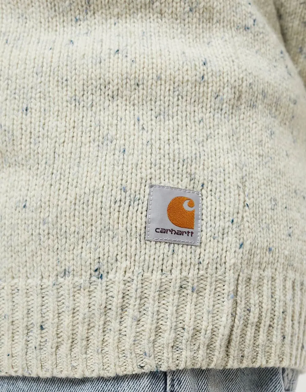 Carhartt WIP Anglistic Sweater - Speckled Salt