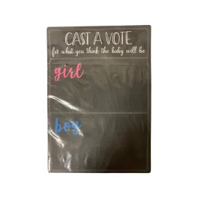 Cast Your Vote Chalkboard Sign