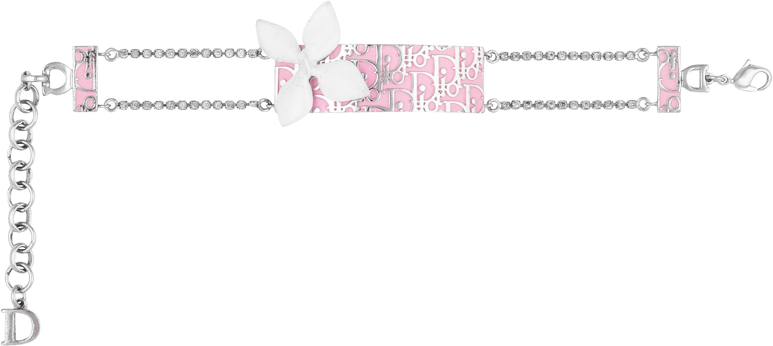 Christian Dior Girly Diorissimo Embellished Bracelet