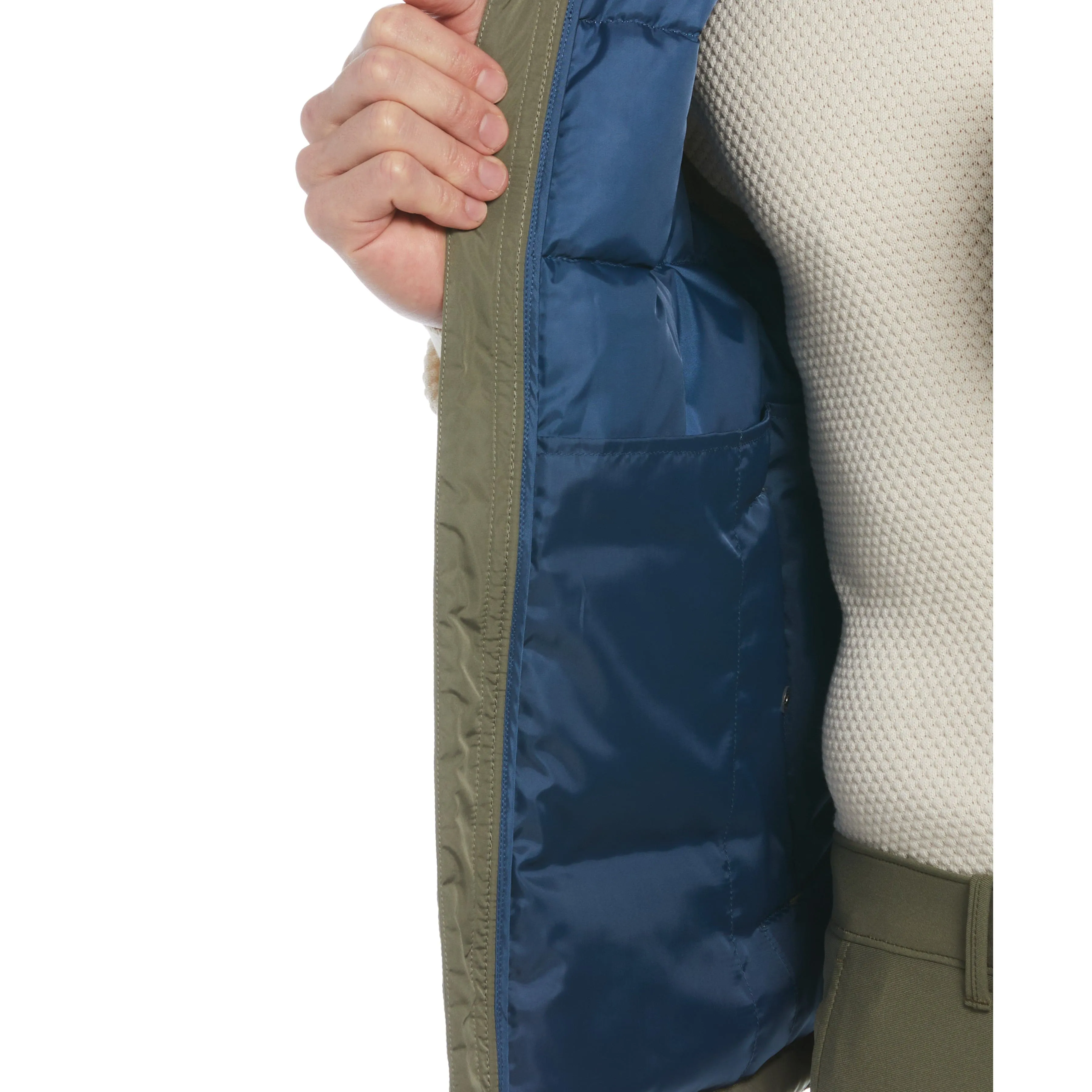 Color Block Puffer Vest