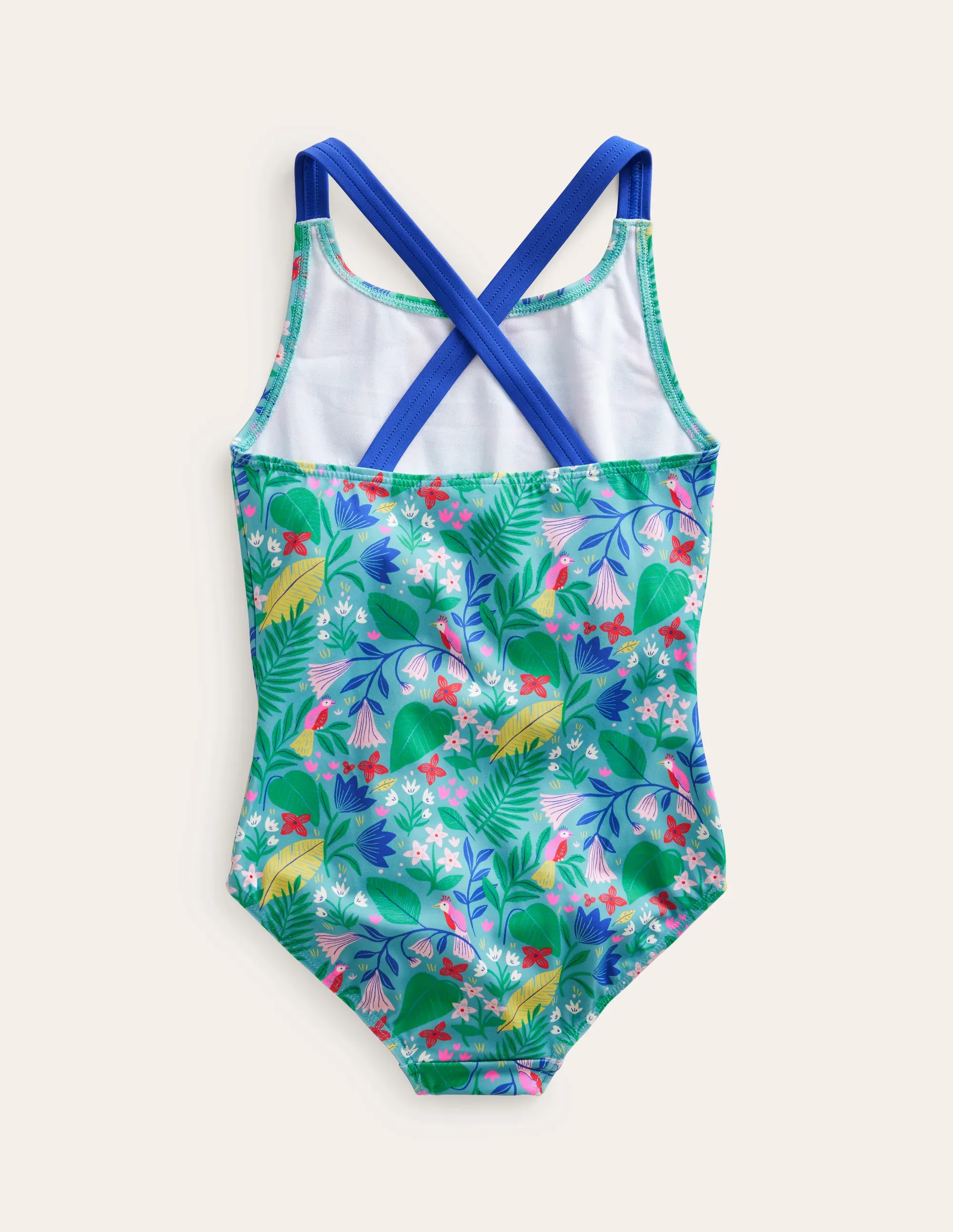 Cross-back Printed Swimsuit