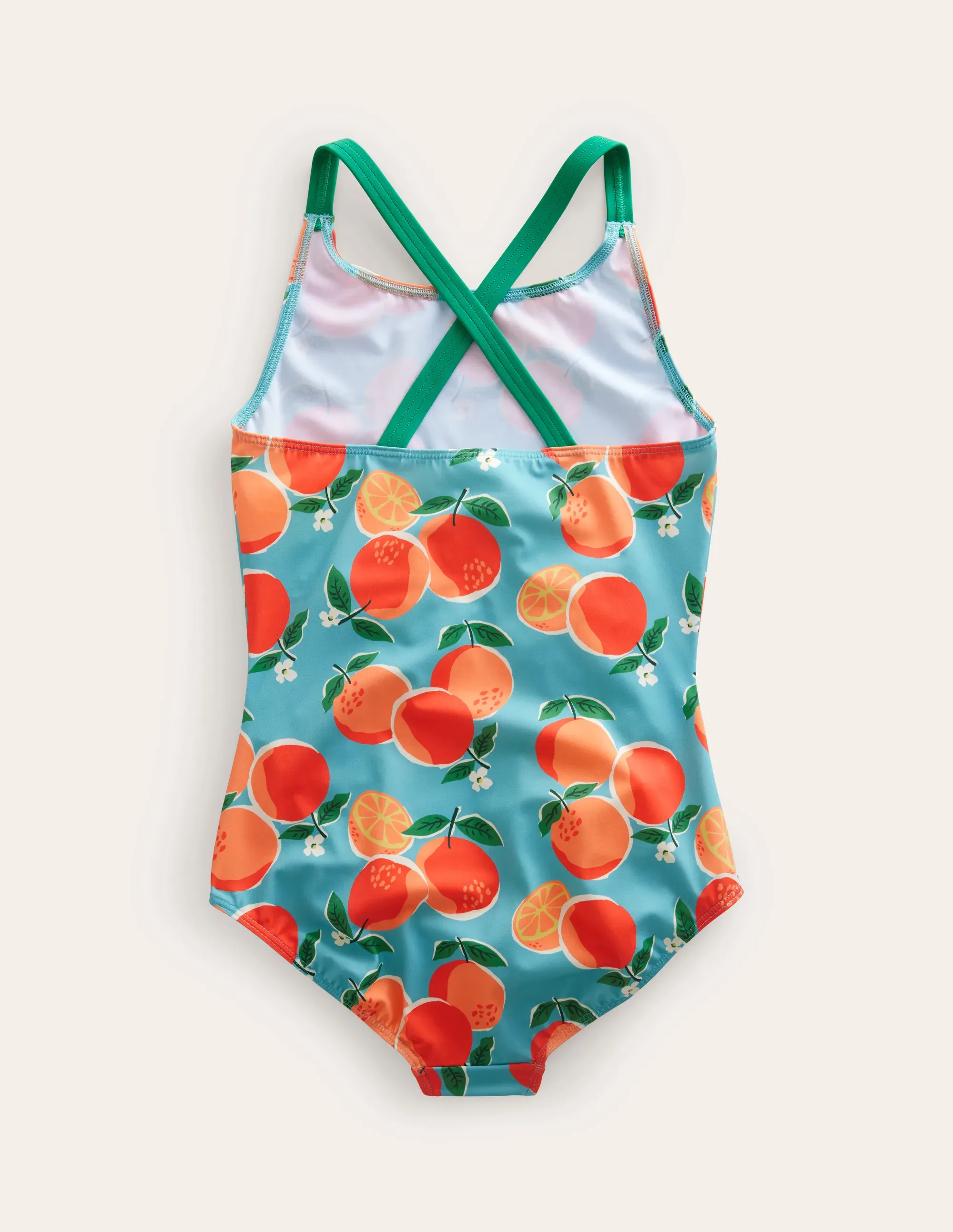 Cross-back Printed Swimsuit