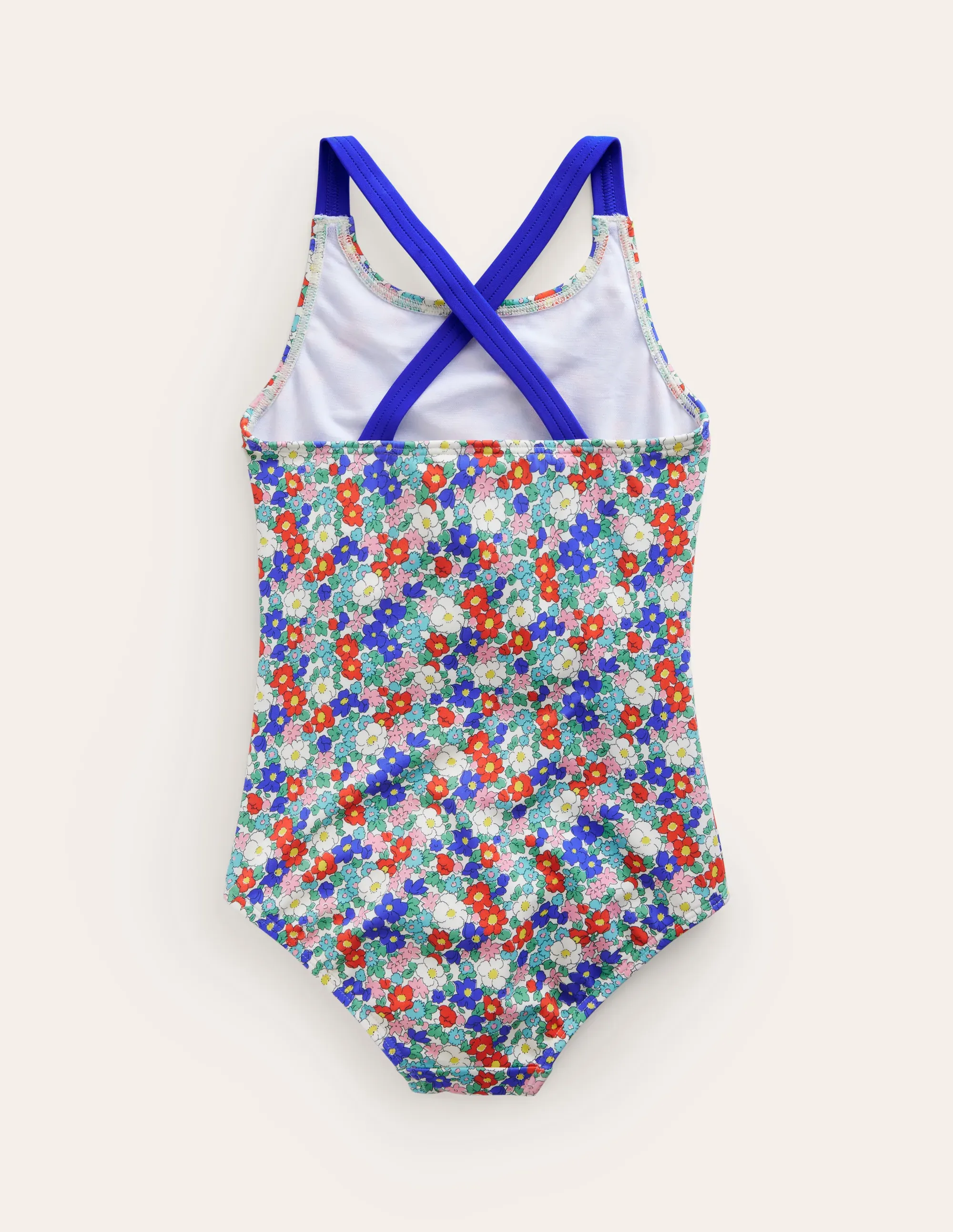 Cross-back Printed Swimsuit