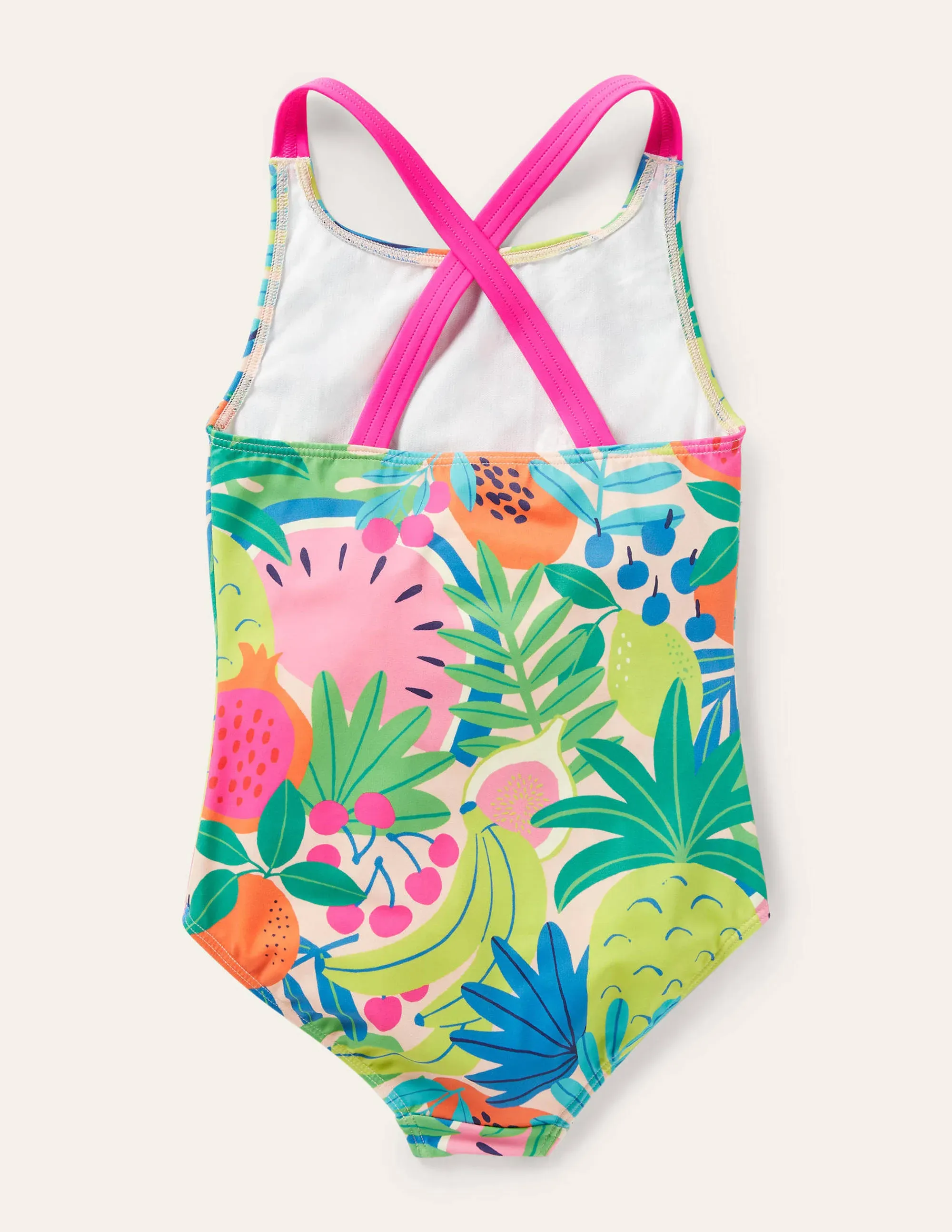 Cross-back Printed Swimsuit