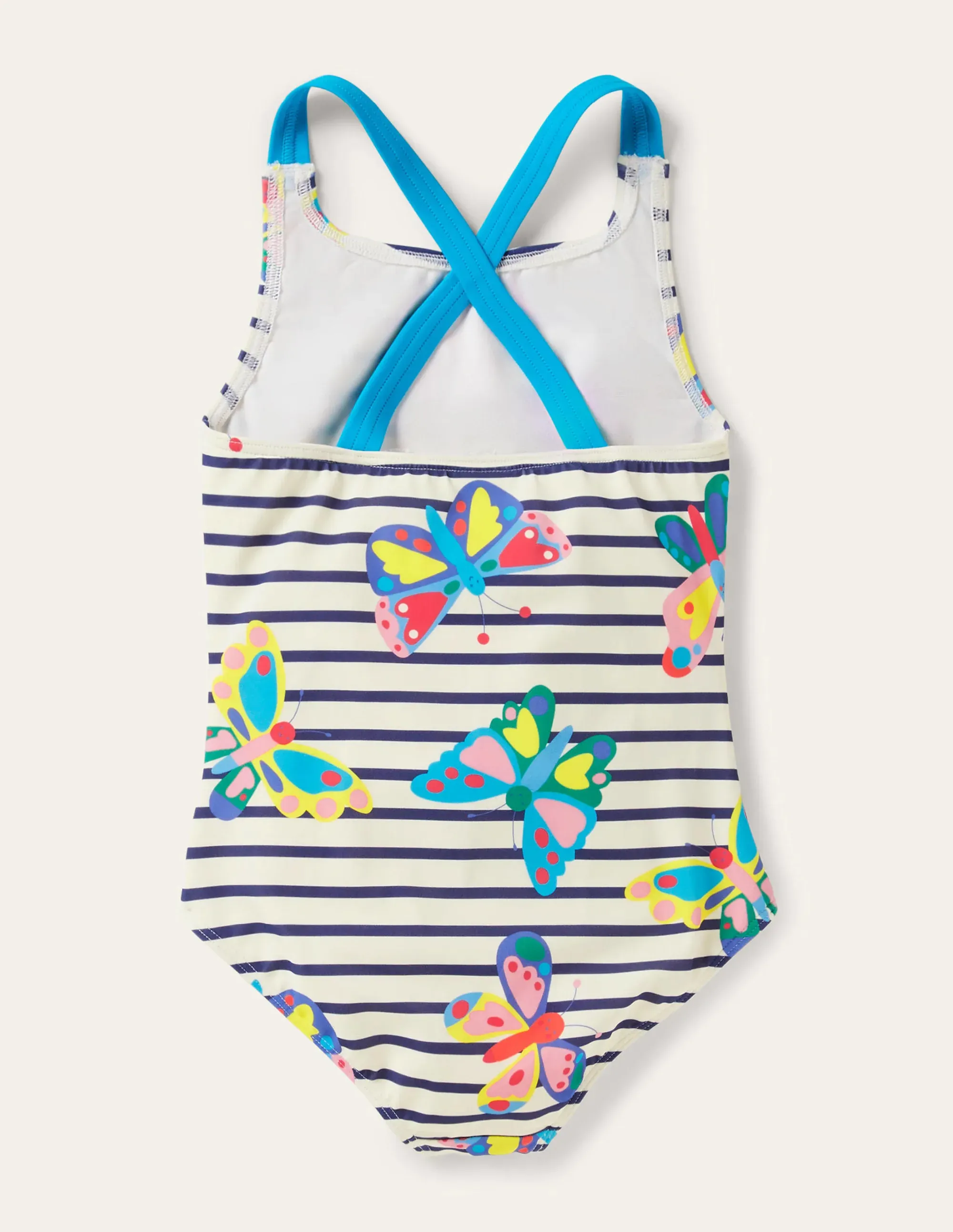 Cross-back Printed Swimsuit