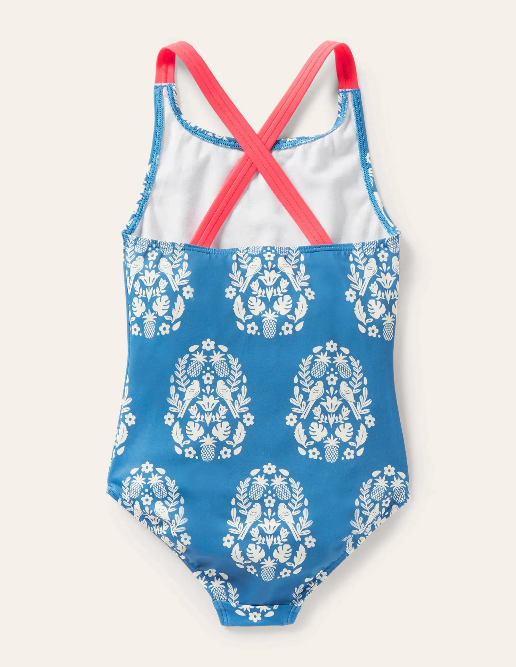 Cross-back Printed Swimsuit