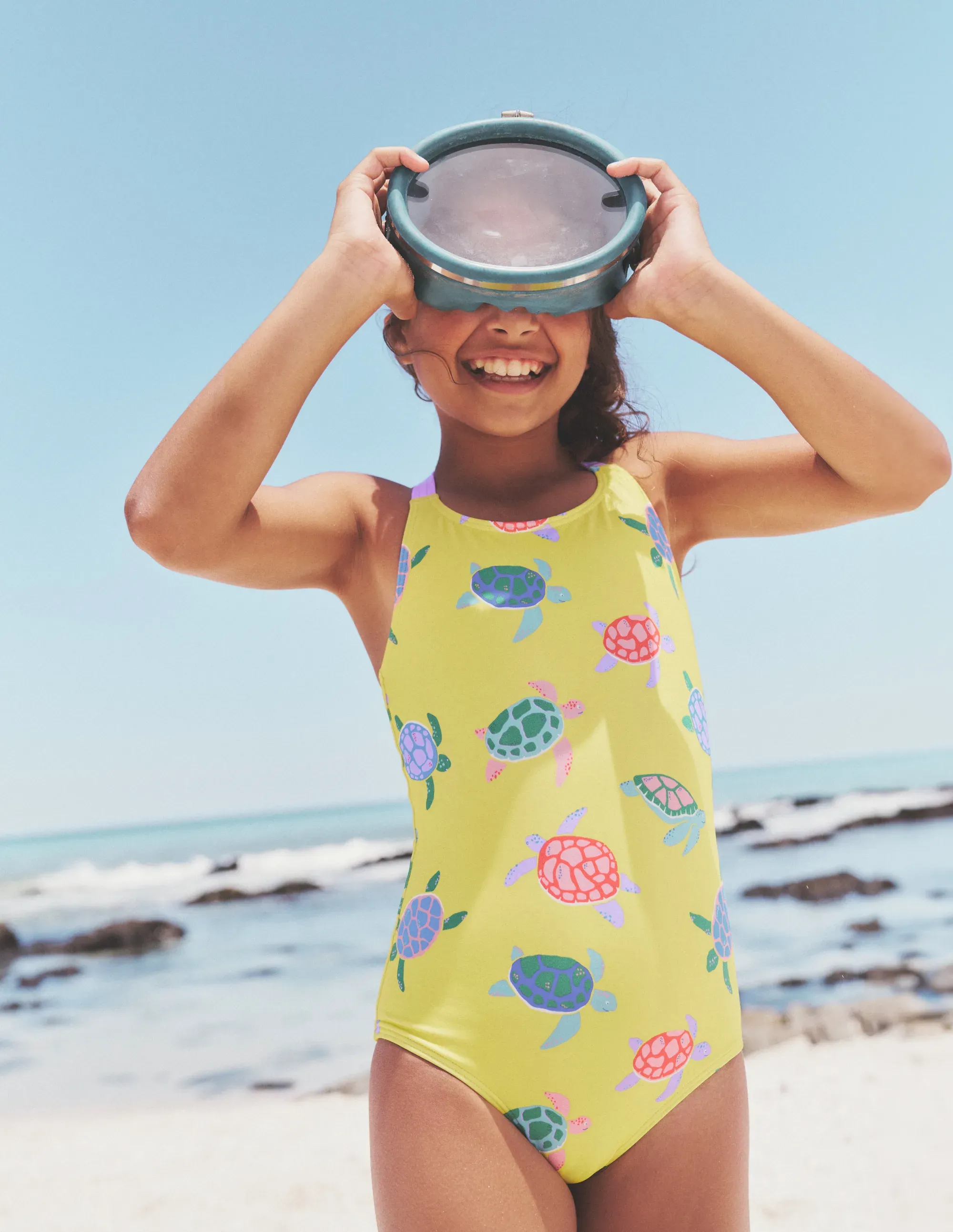 Cross-back Printed Swimsuit