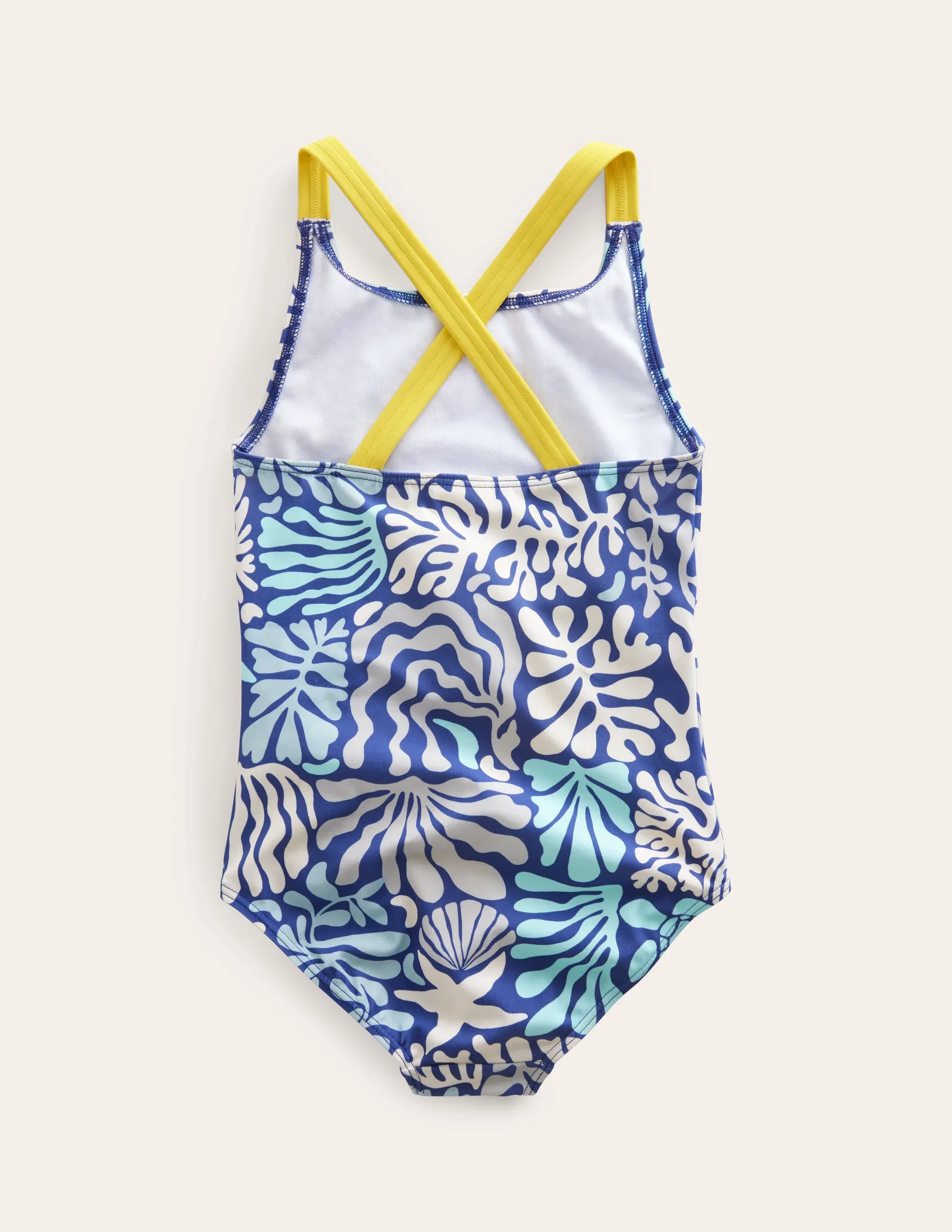 Cross-back Printed Swimsuit