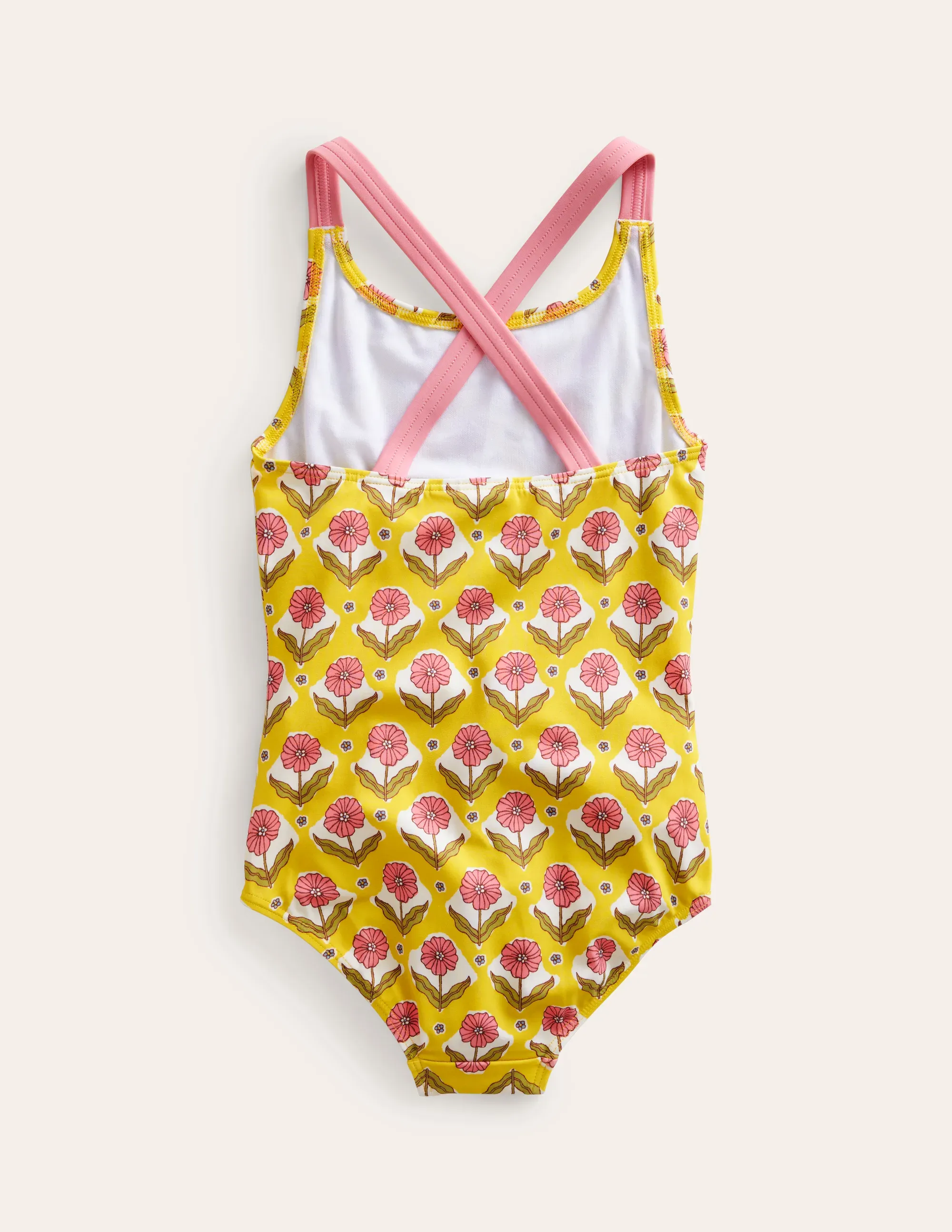 Cross-back Printed Swimsuit