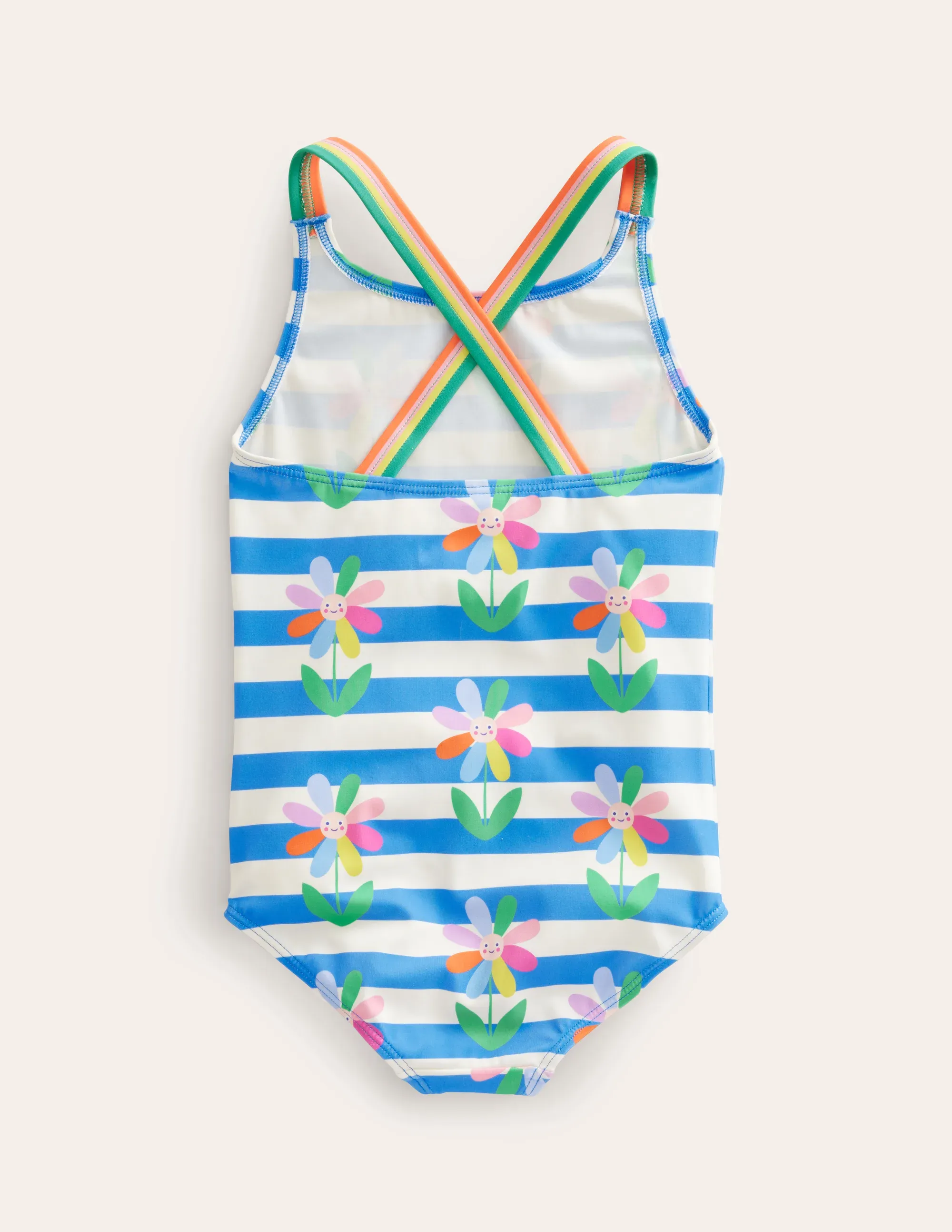 Cross-back Printed Swimsuit