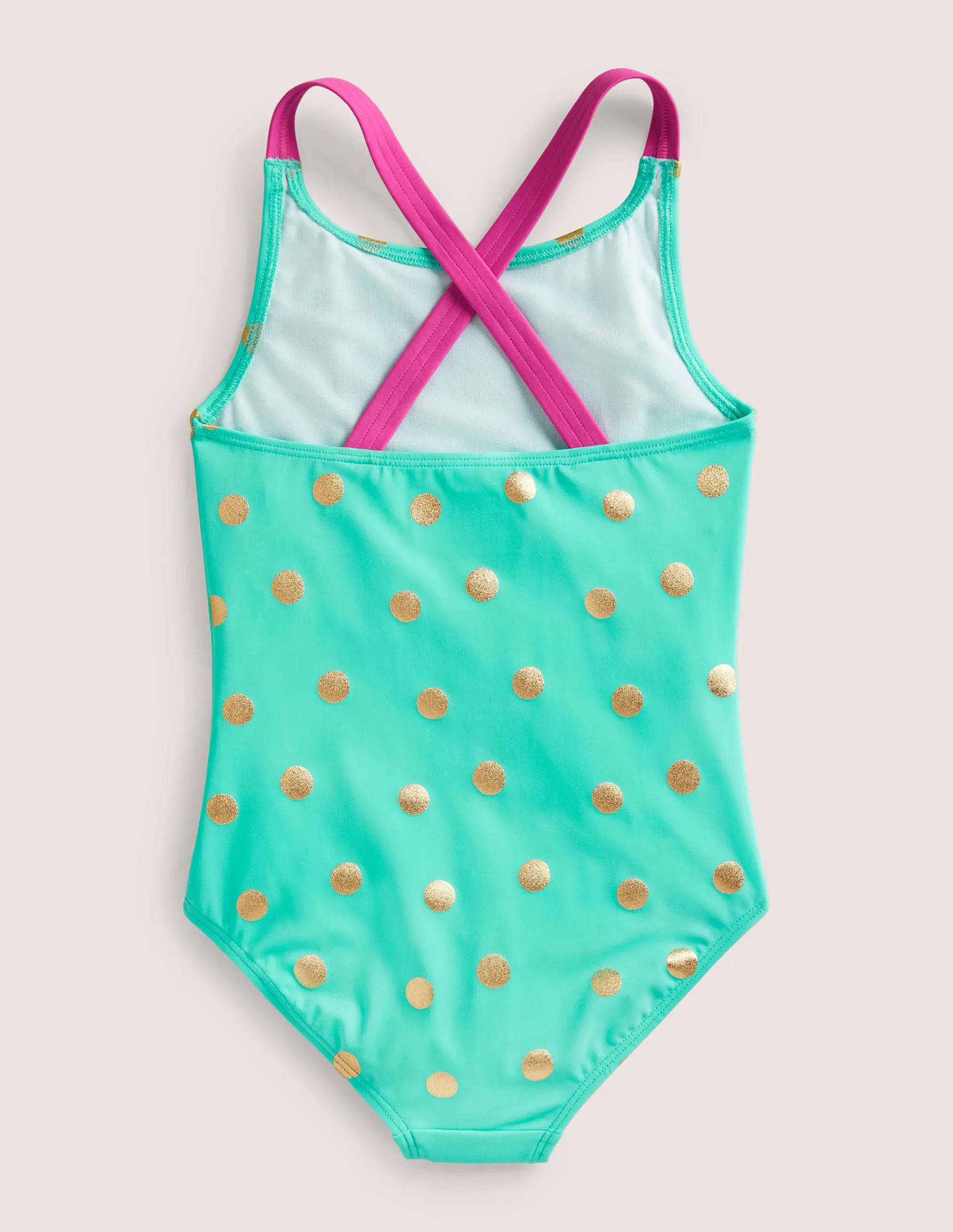 Cross-back Printed Swimsuit