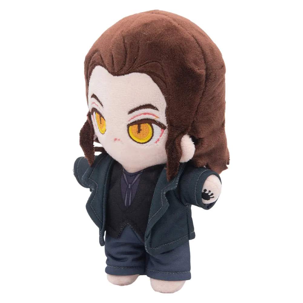 Crowley demon Cosplay Plush Toys Cartoon Soft Stuffed Dolls Mascot Birthday Xmas Gift