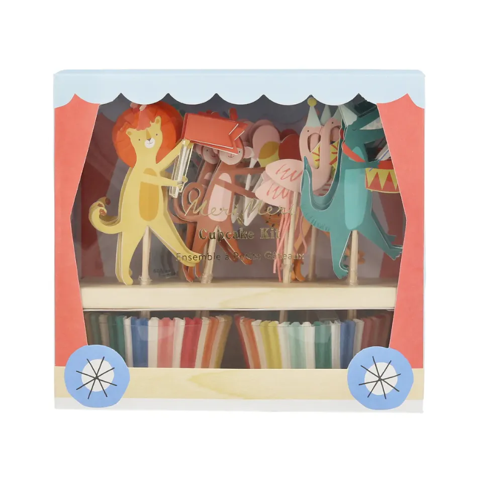 Cupcake Kit - Animal Parade