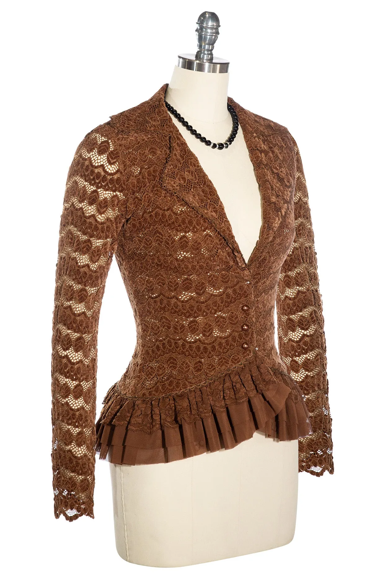 D'Amour Femme Fatale Cardigan (Brown)