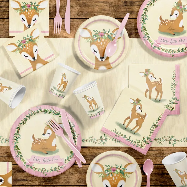 Deer Little One Dessert Napkins