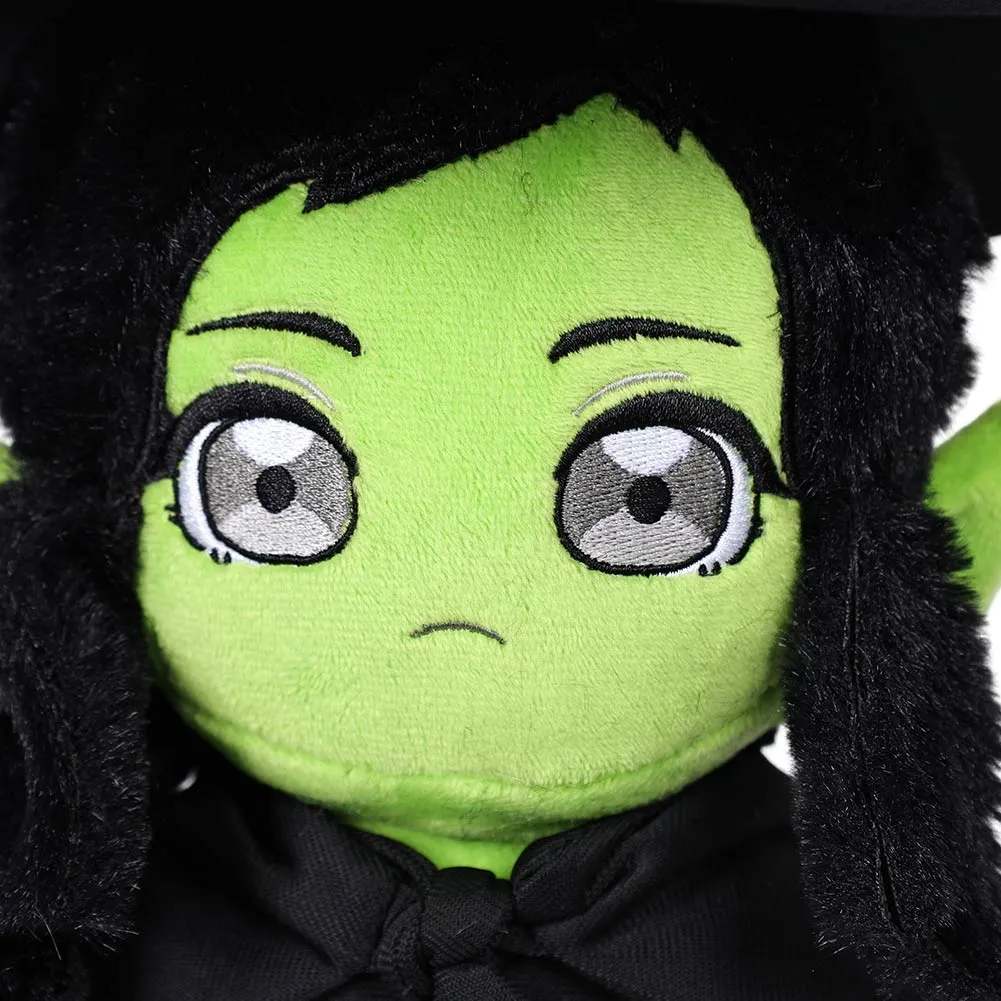 Elphaba Cosplay Plush Toys Cartoon Soft Stuffed Dolls Mascot Birthday Xmas Gift