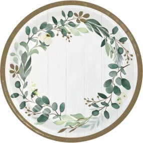 Eucalyptus Greens Banquet Plate