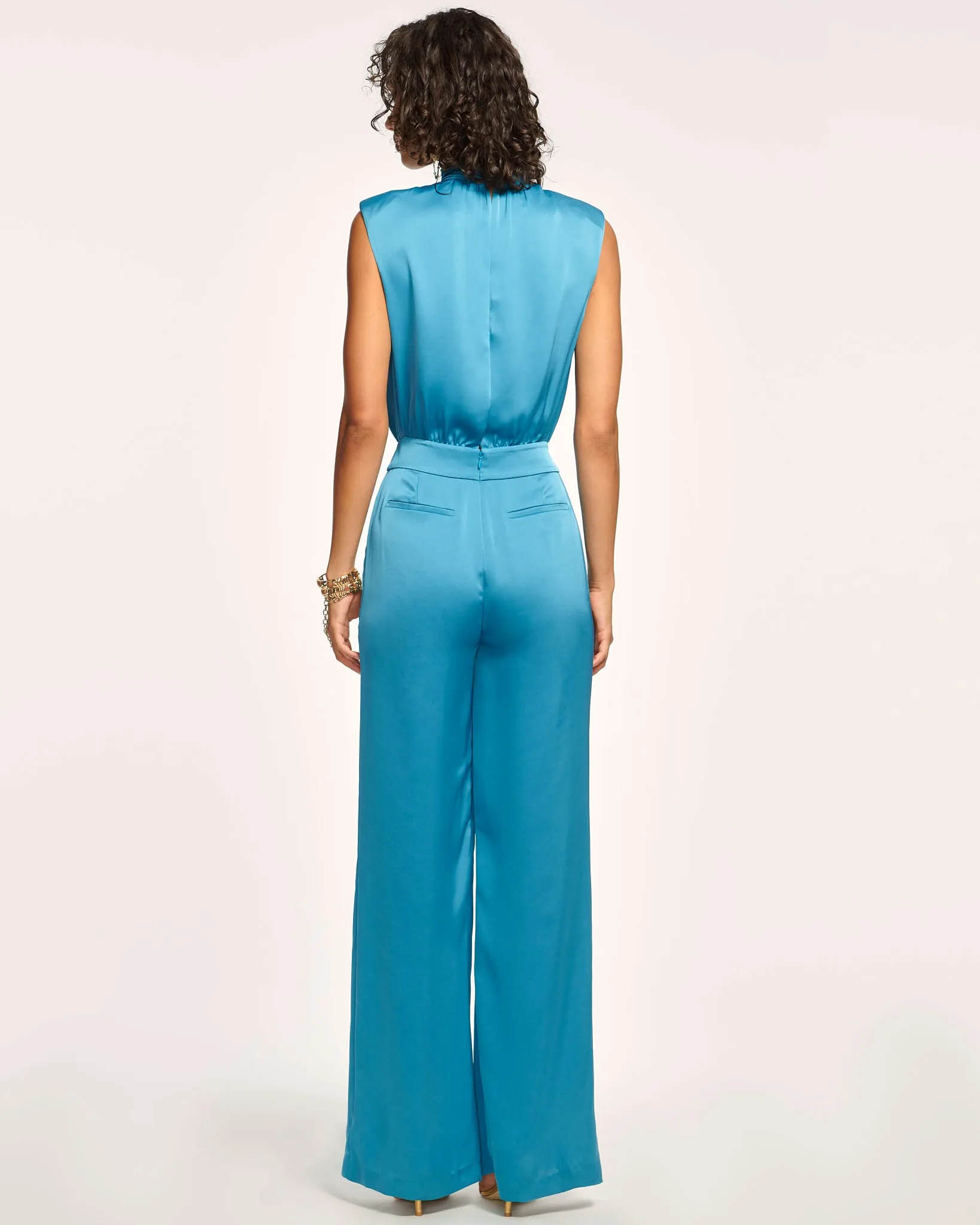 Fate Sleeveless V-Neck Jumpsuit