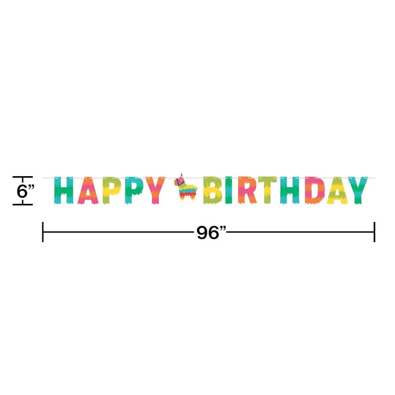 Fiesta Fun Birthday Banner