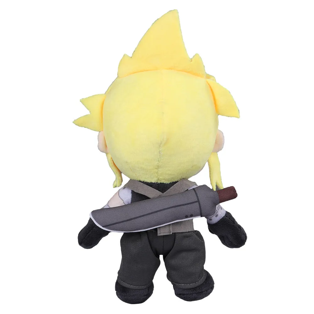 Final Fantasy VII Remake-Cloud Strife Cosplay Plush Toys Cartoon Soft Stuffed Dolls Mascot Birthday Xmas Gift