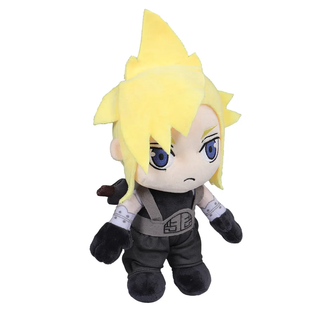 Final Fantasy VII Remake-Cloud Strife Cosplay Plush Toys Cartoon Soft Stuffed Dolls Mascot Birthday Xmas Gift