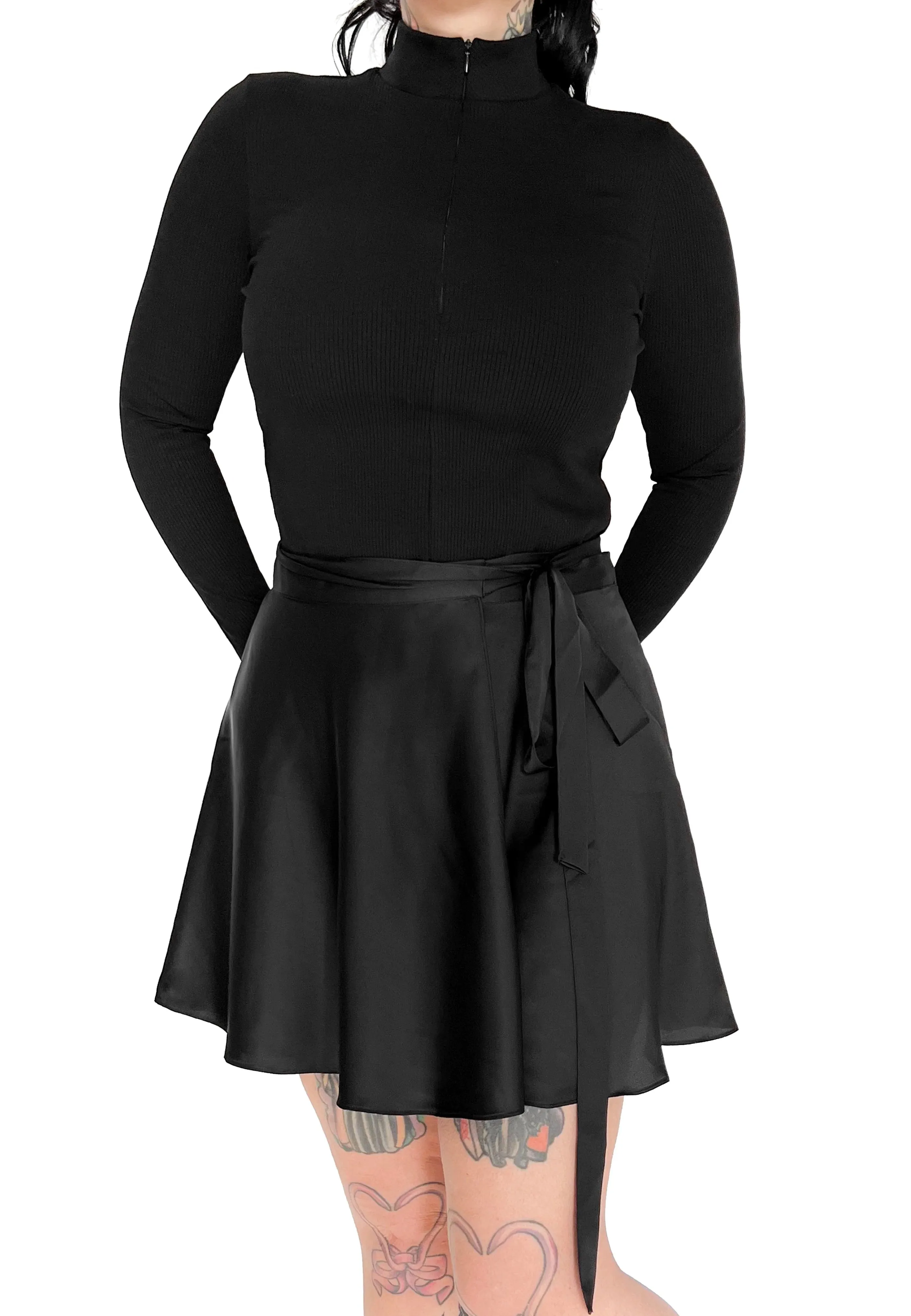 Foxblood - Ballet Wrap Black - Skirt