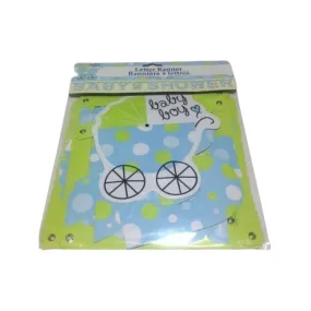 Greenbrier Letter Banner Baby Shower Baby Boy