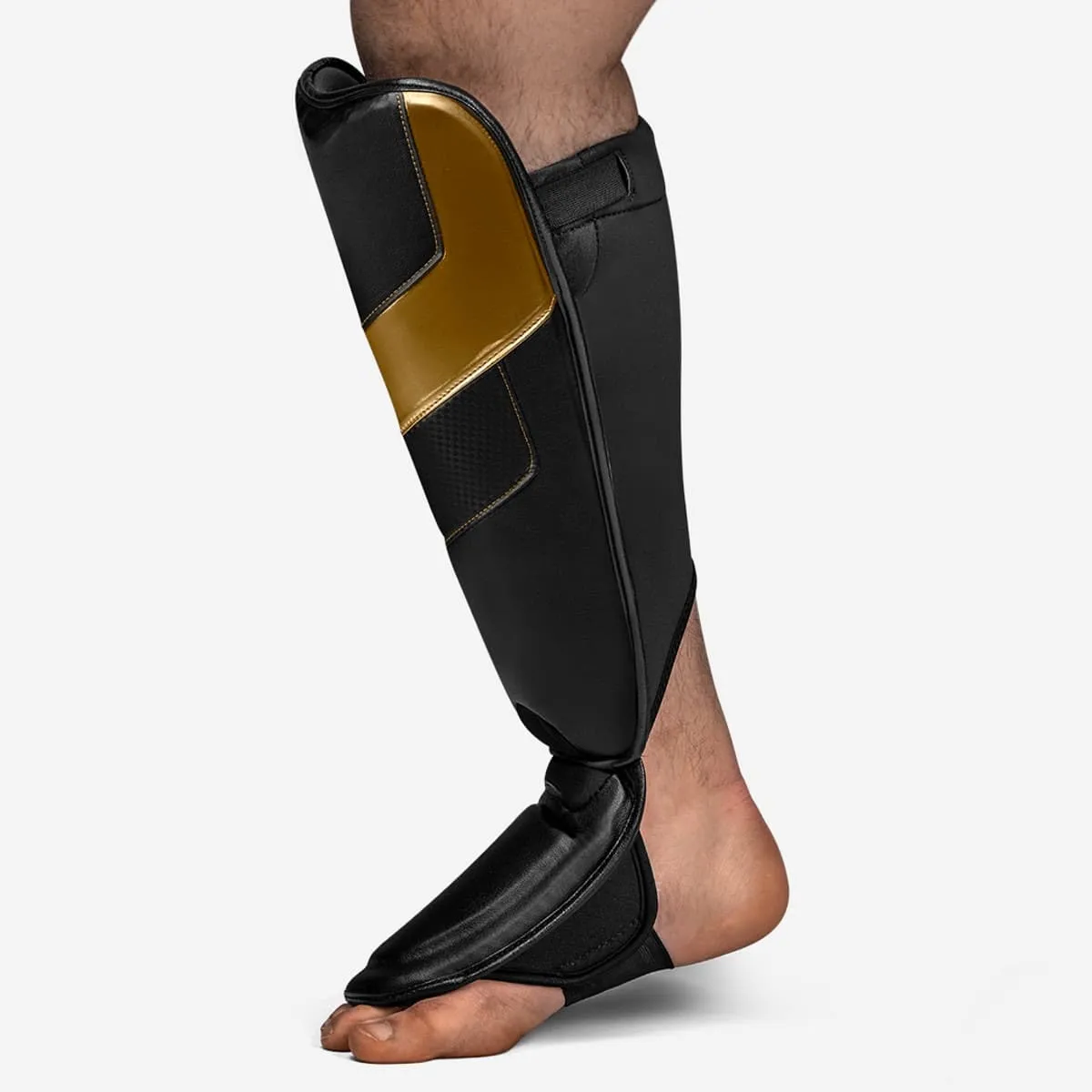 HAYABUSA T3 FULL SHIN GUARDS - BLACK/GOLD