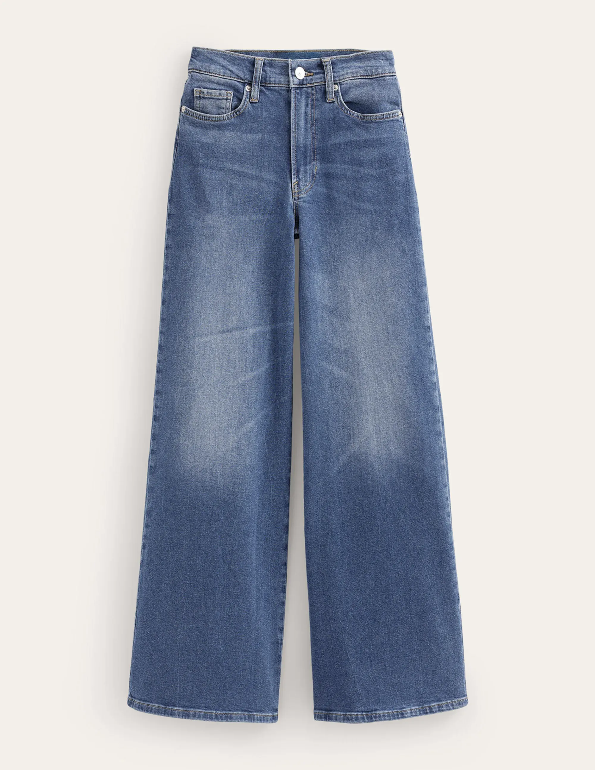 High Rise Wide Leg Jeans