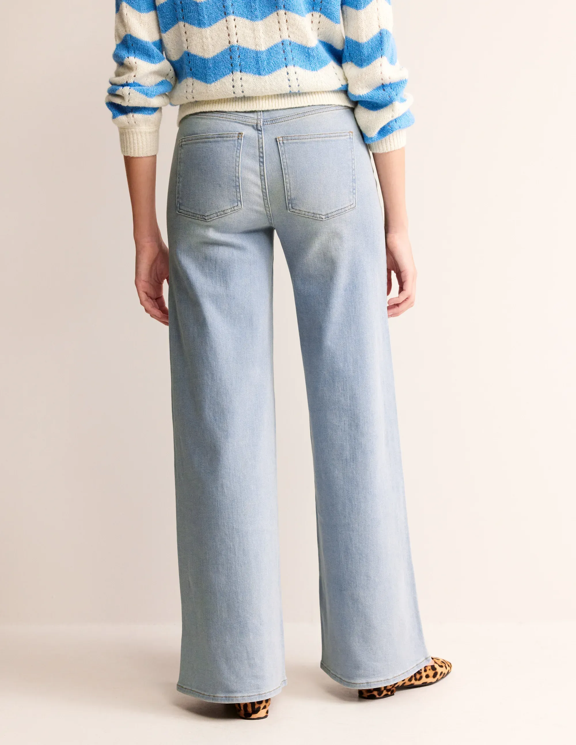 High Rise Wide Leg Jeans