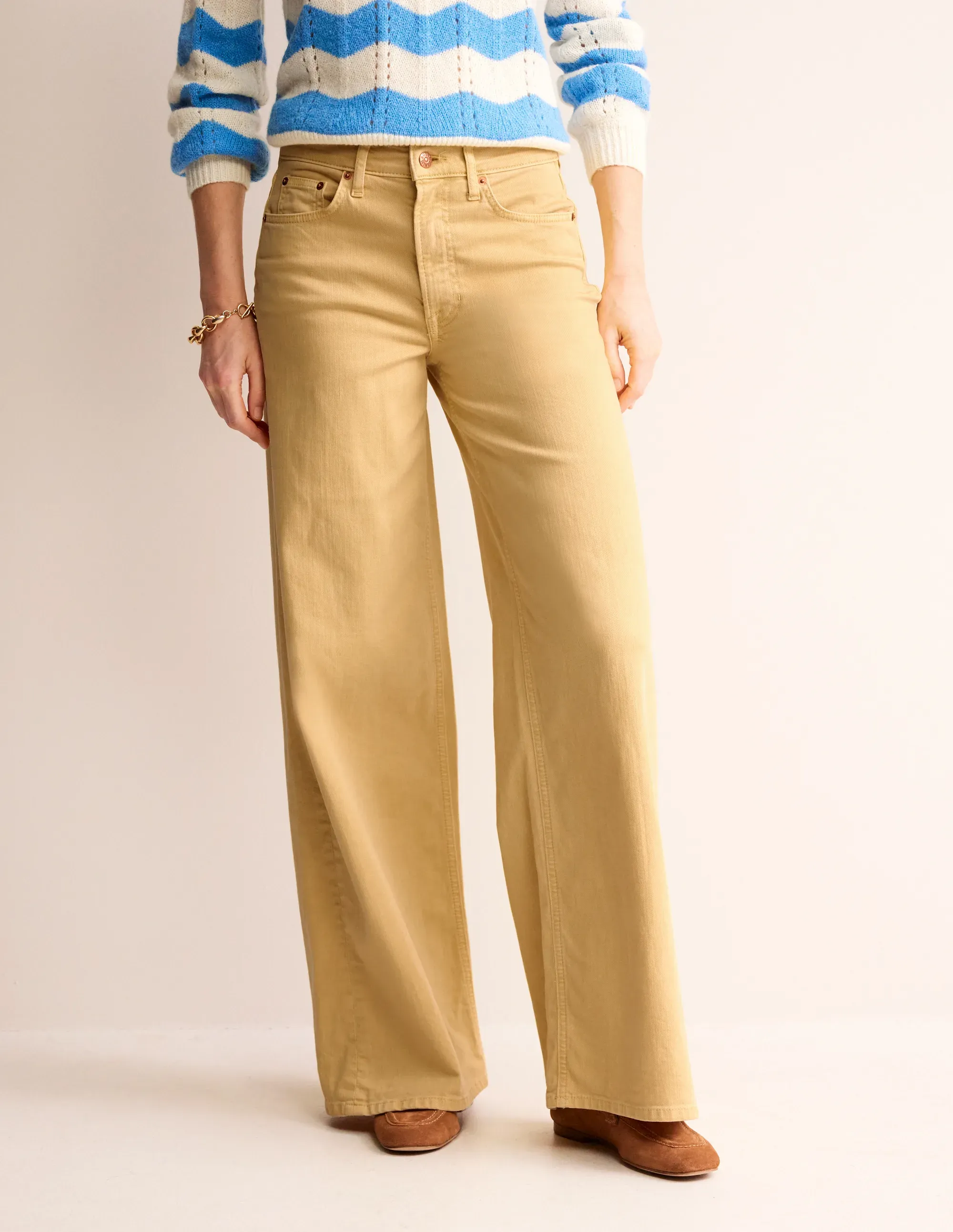 High Rise Wide Leg Jeans