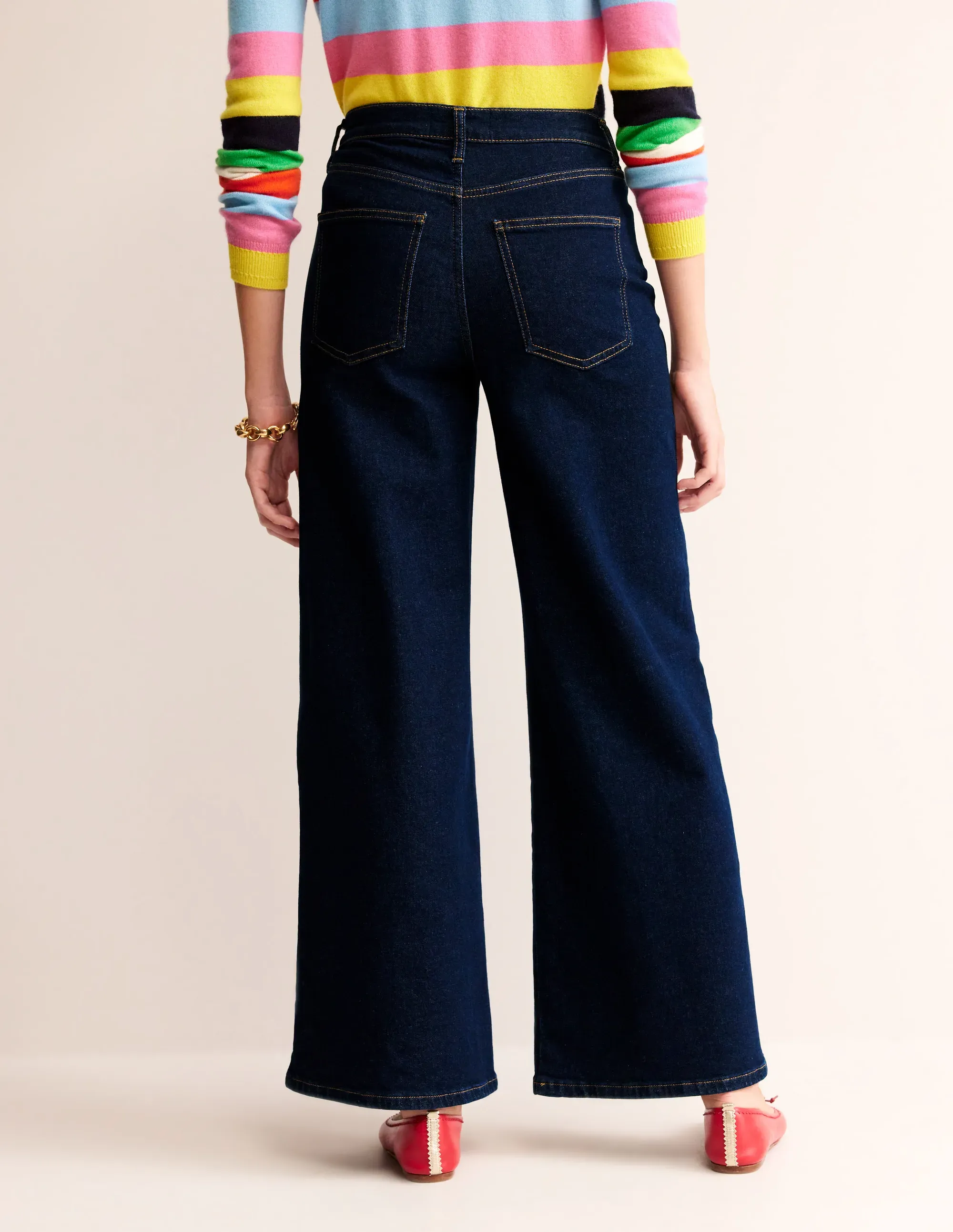 High Rise Wide Leg Jeans