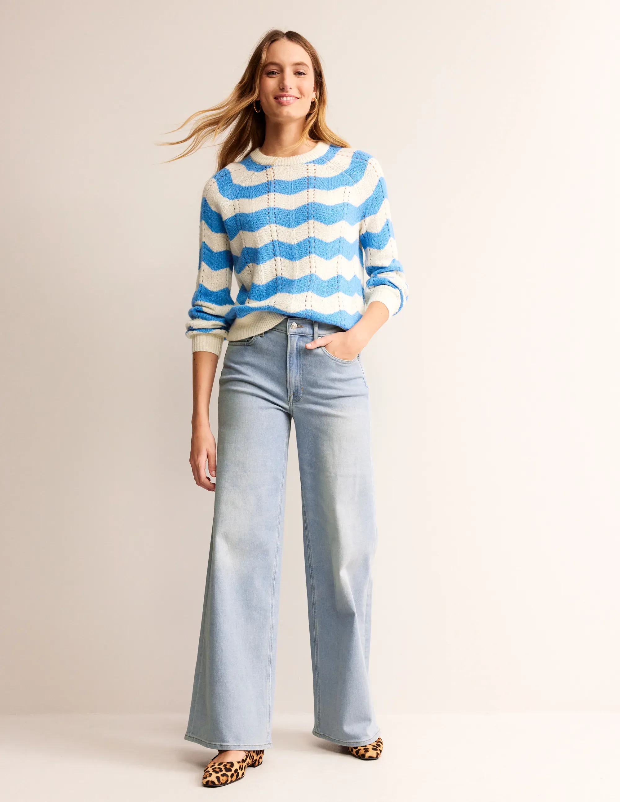 High Rise Wide Leg Jeans