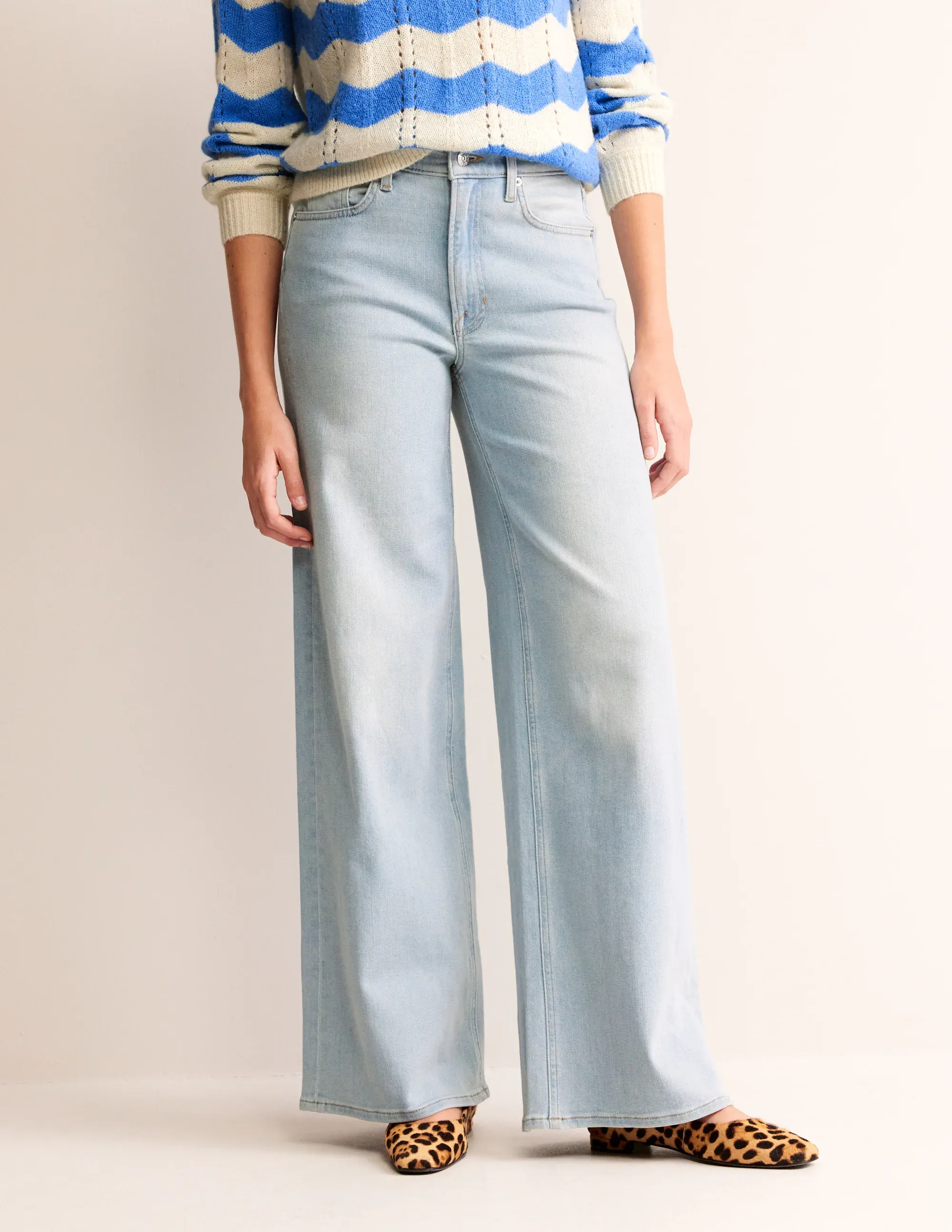 High Rise Wide Leg Jeans