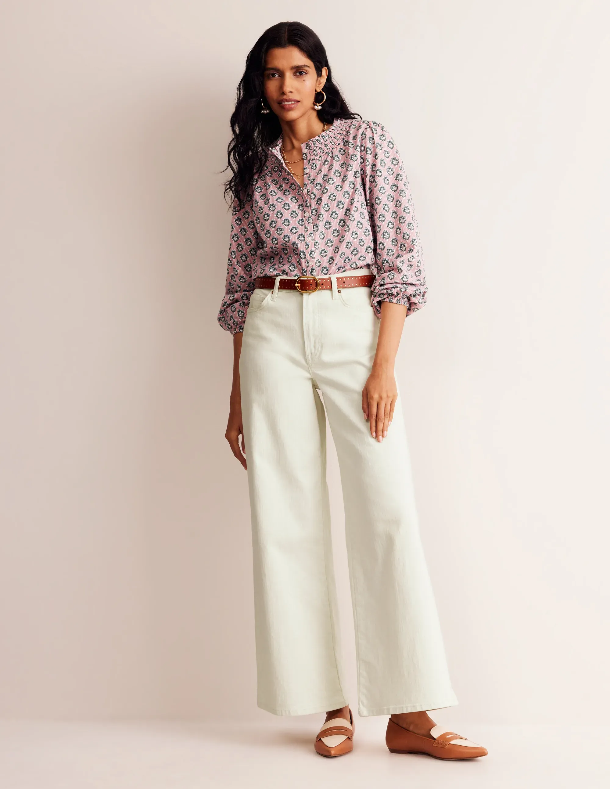 High Rise Wide Leg Jeans