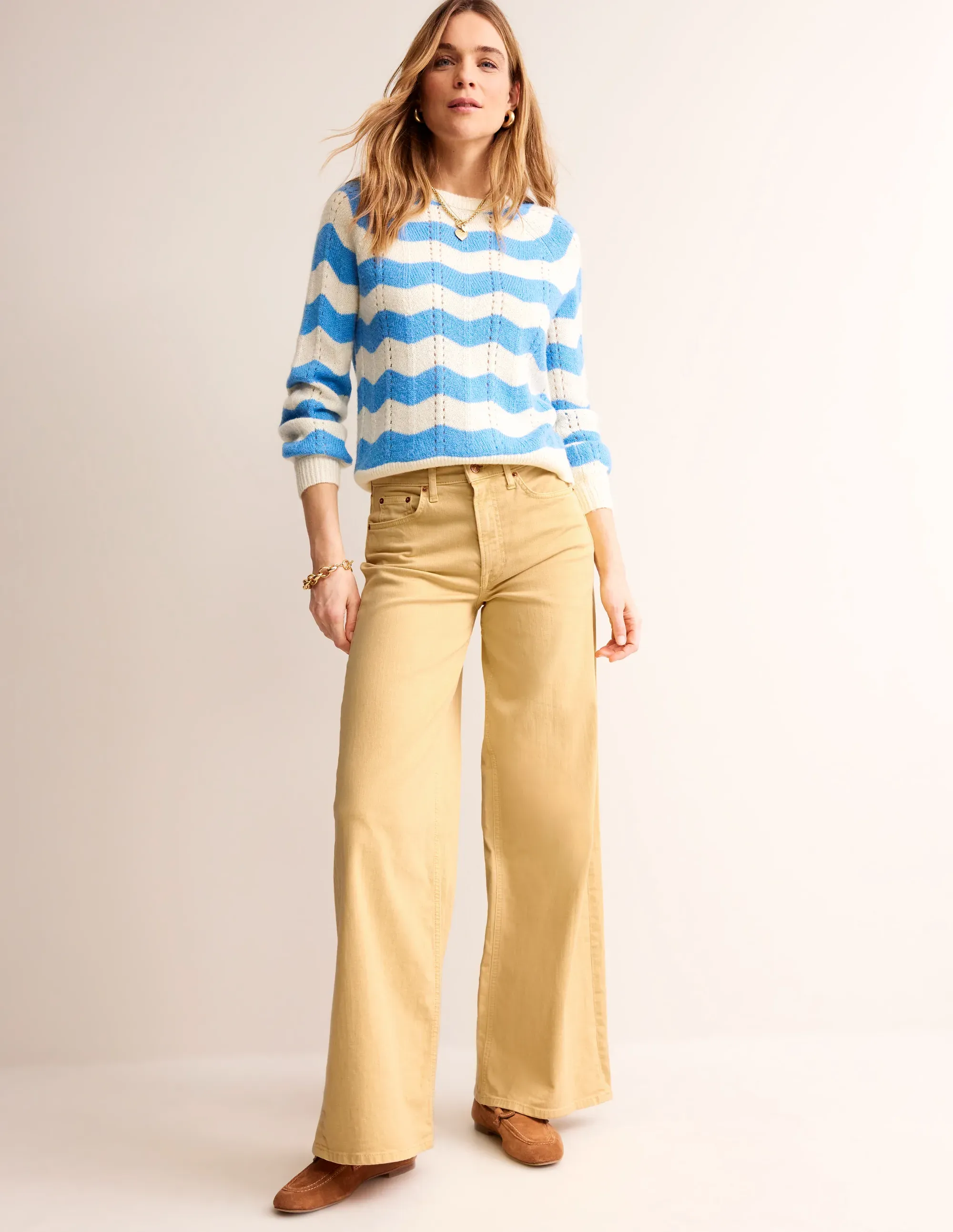 High Rise Wide Leg Jeans