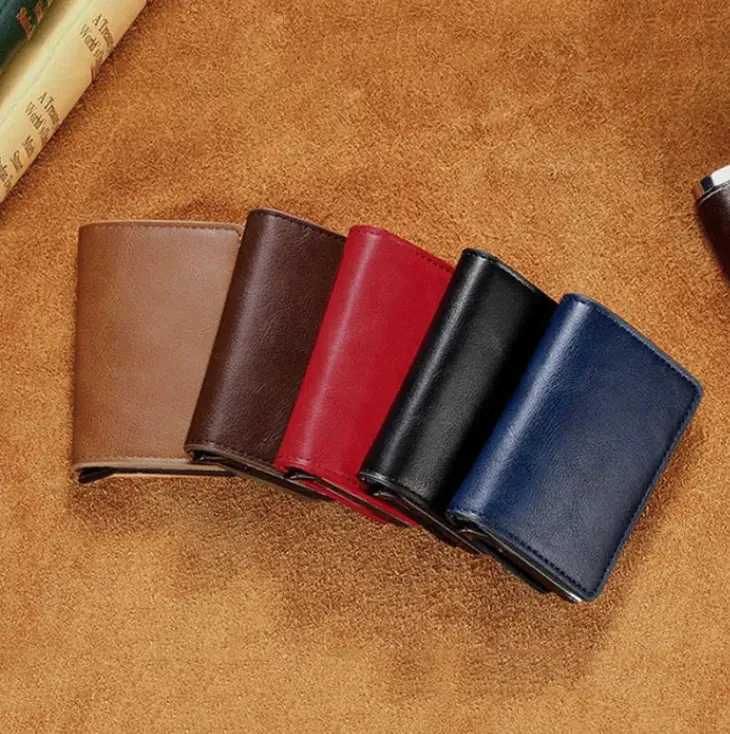 Hold - Anti-Theft Leather Wallet with RFID/NFC Protection - Vegan leather - Imported