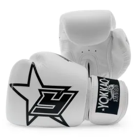 INSTITUTION BOXING GLOVES - WHITE