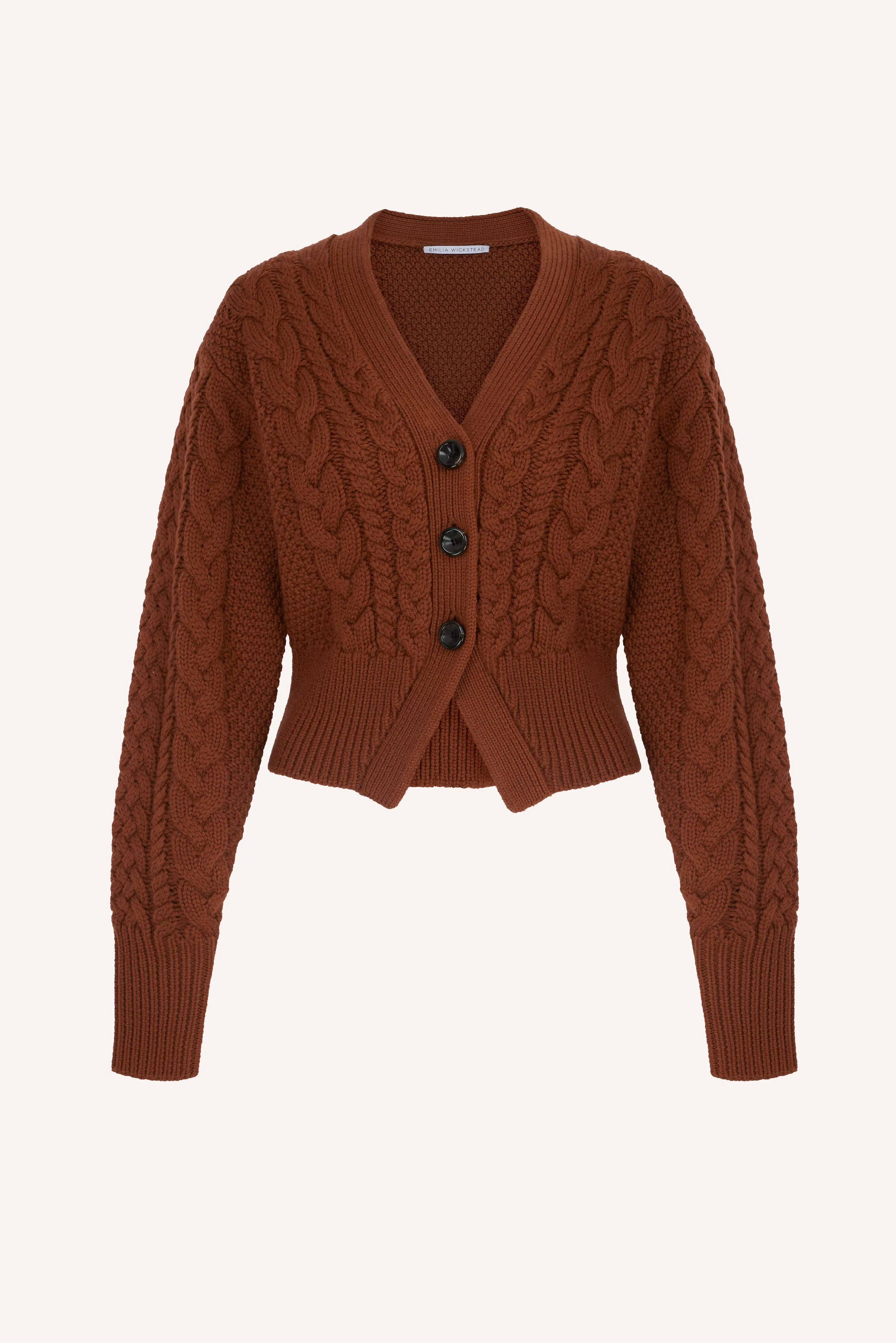 Jacks Amber Cashfeel Cable Knit Cardigan