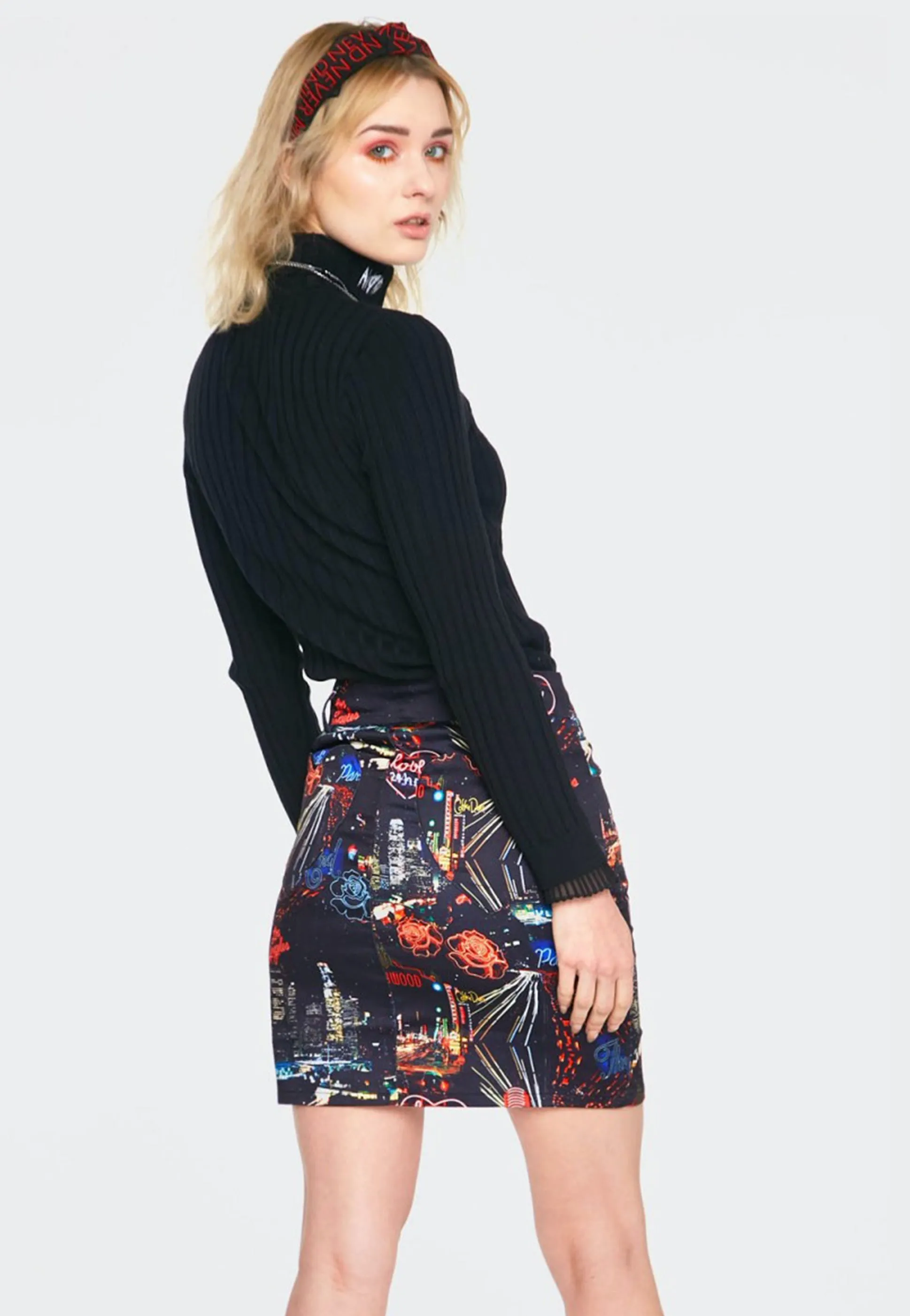 Jawbreaker - City Lights Of Paradise Multicoloured - Skirt