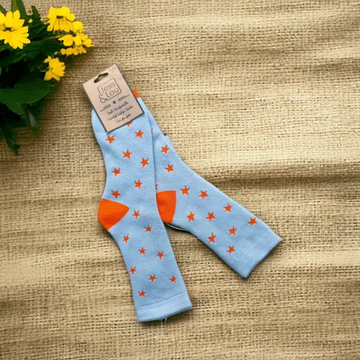 Jess & Lou - Super Soft Plush Cotton Star Socks