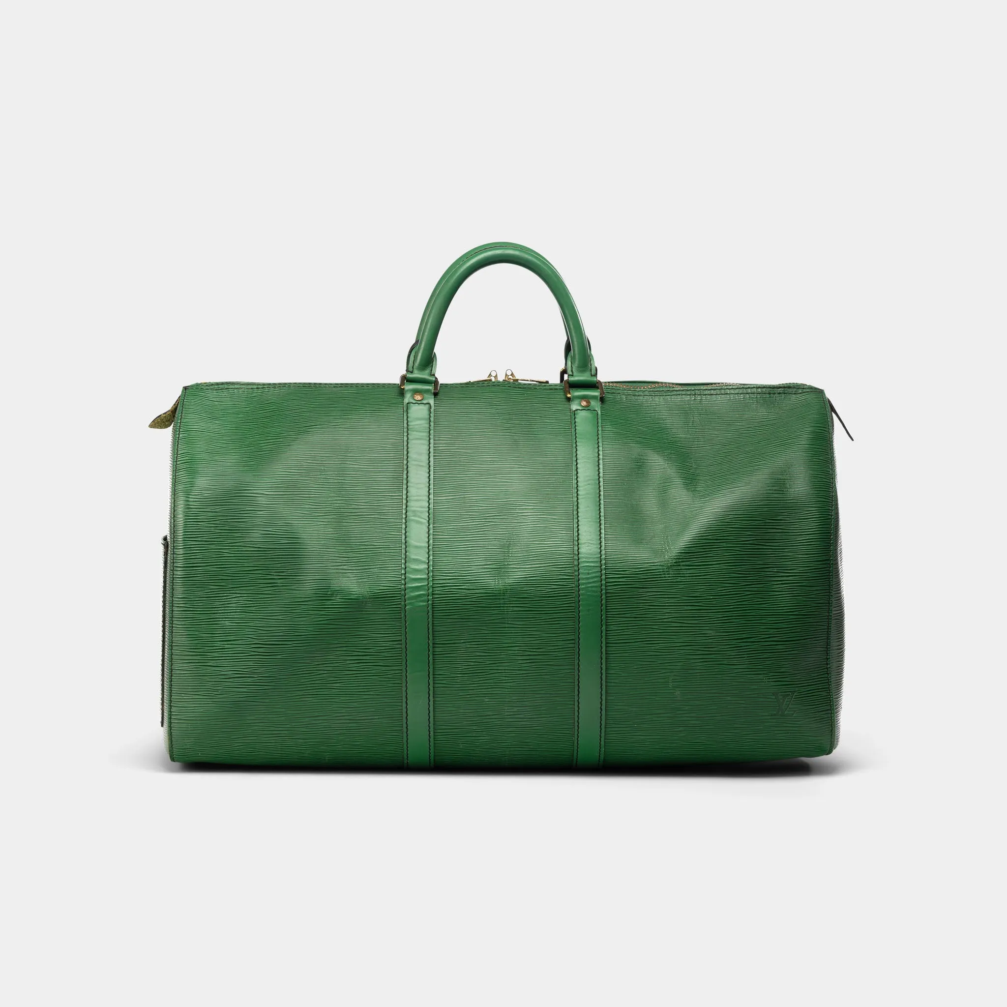 Louis Vuitton Green Epi Keepall 50 Weekender