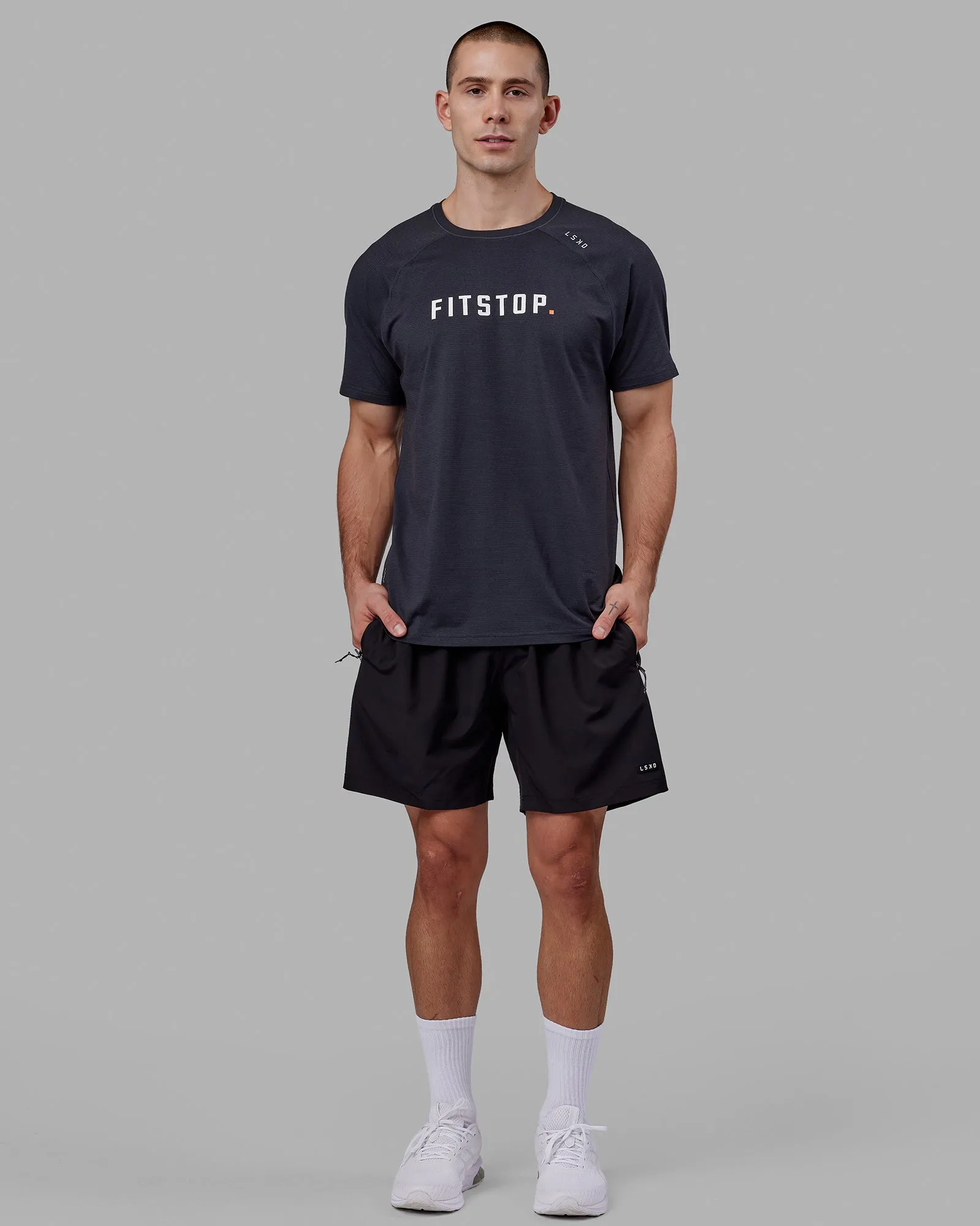 LSKD x FS VapourFLX Trainer Tee - Black Marl