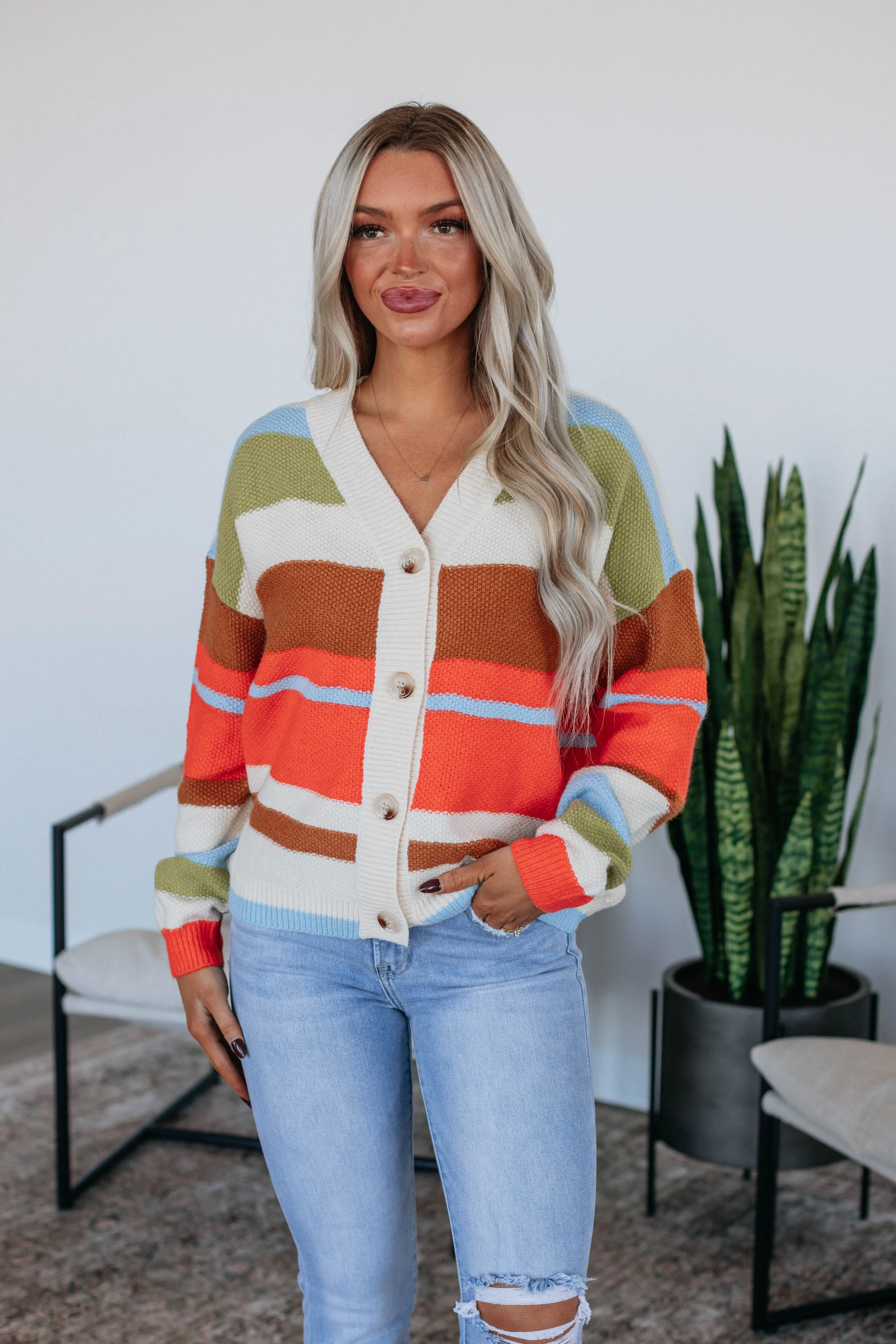 Marletta Colorblock Cardigan