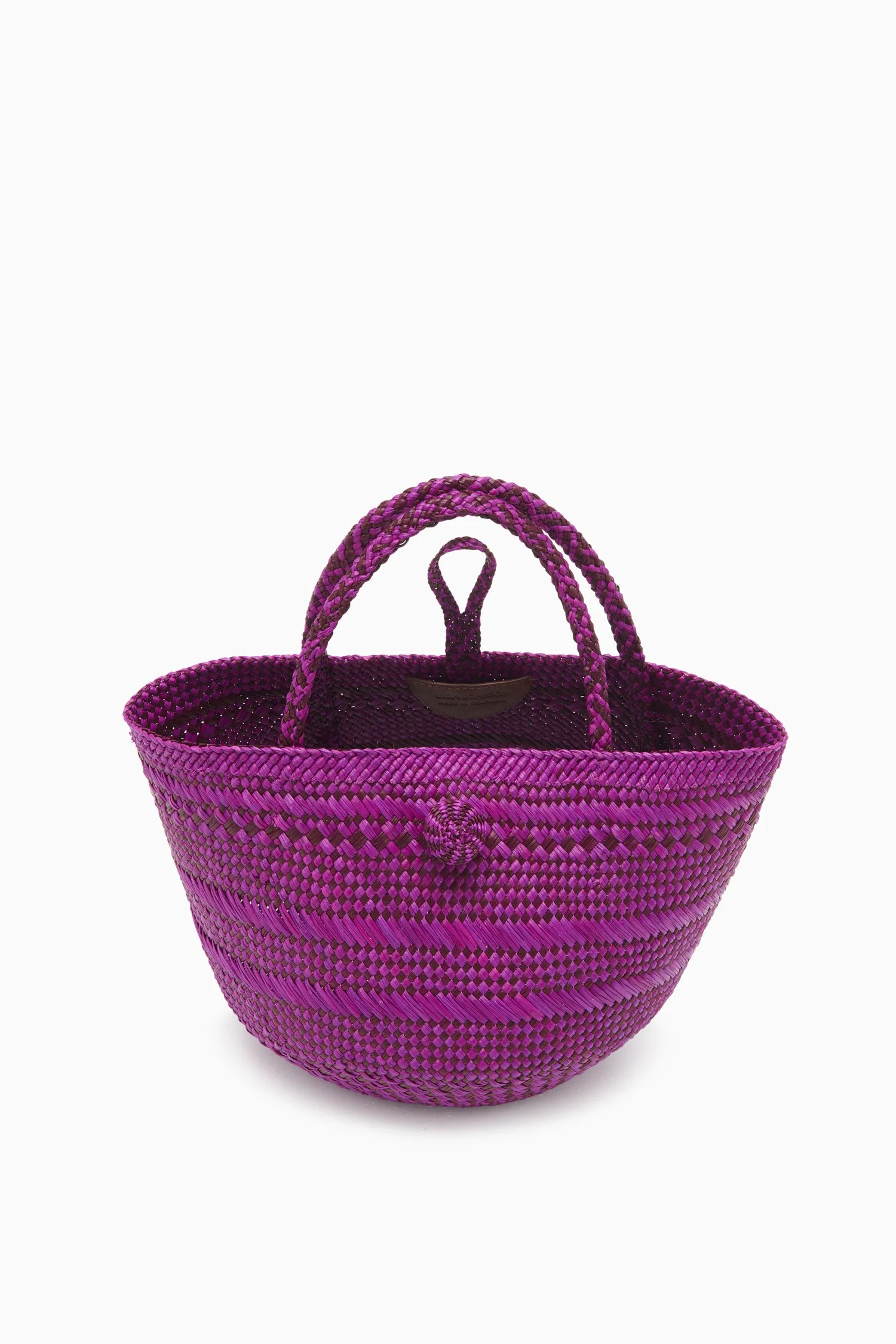 Marta Small Basket Tote - Orchid Stripe