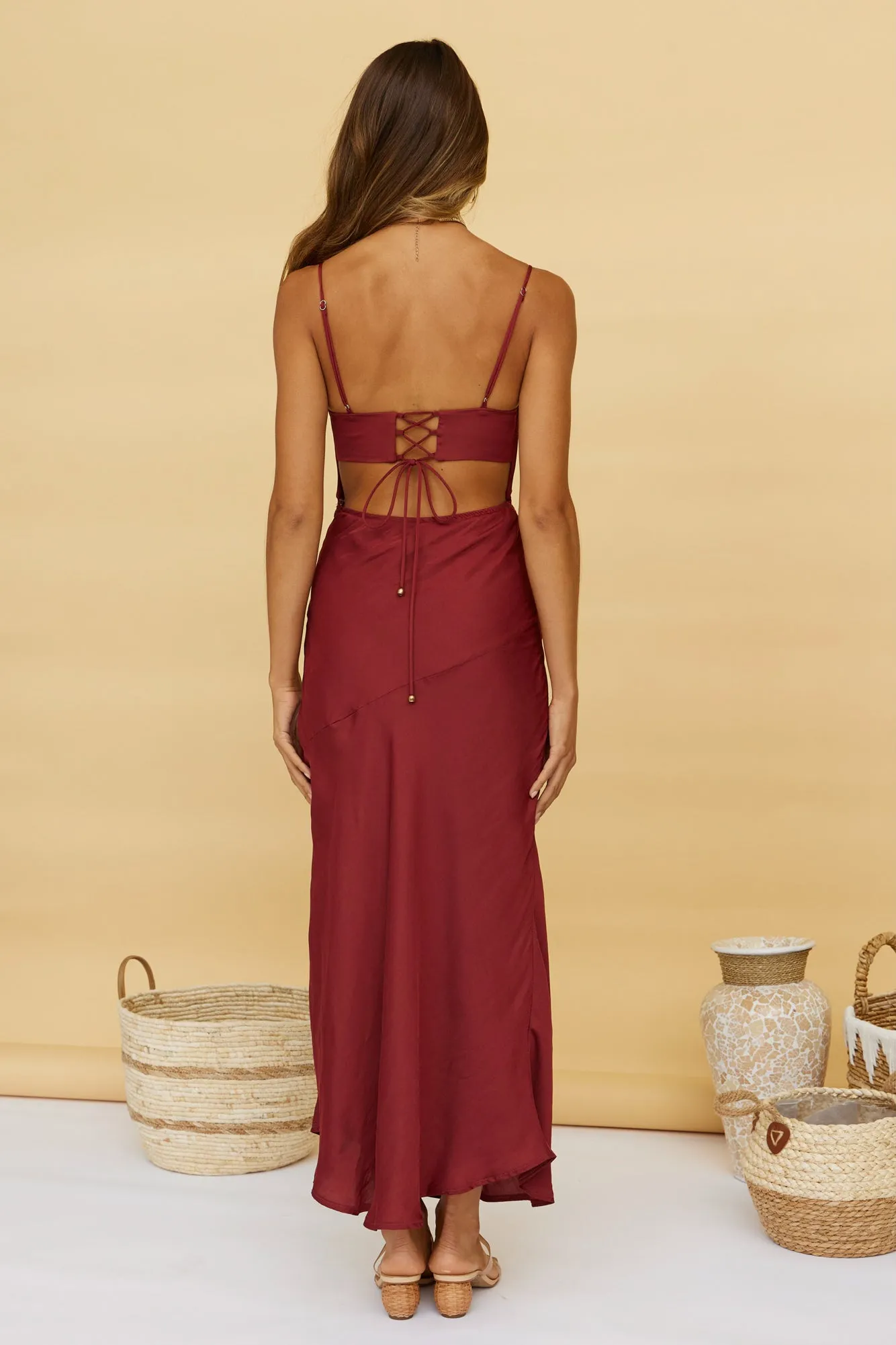 Melted Sugar Maxi Dress Brown