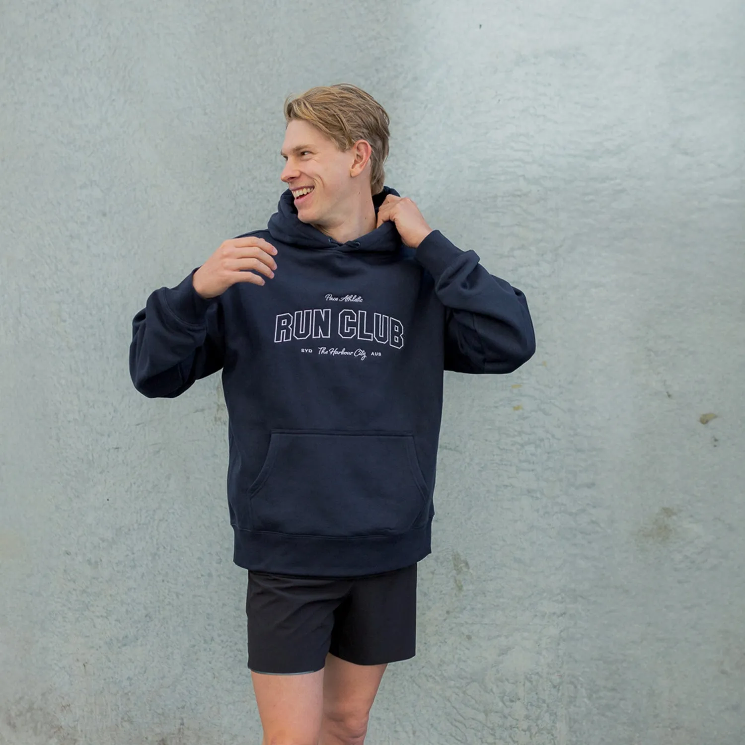 Mens Pace Run Club Heavy Hoodie