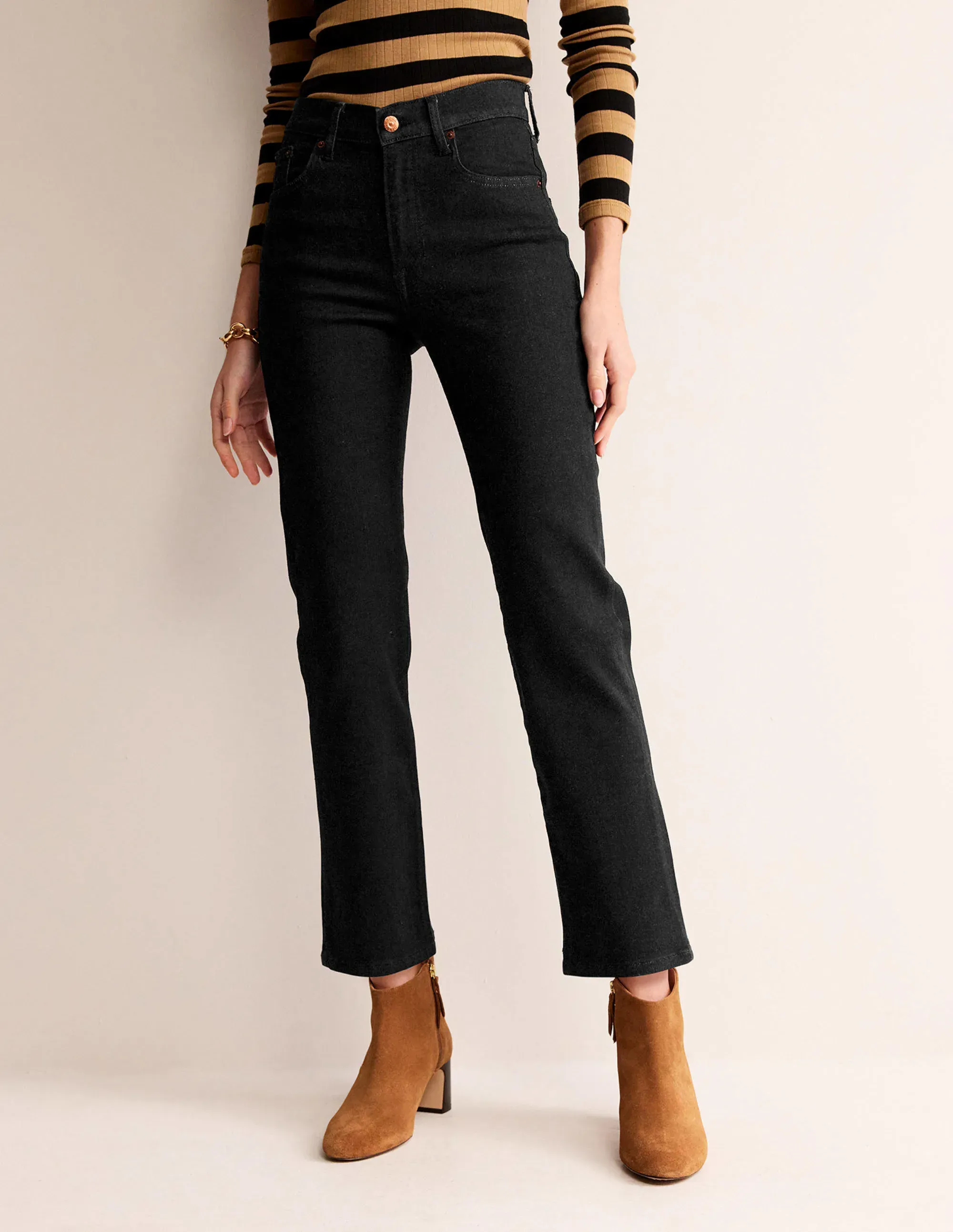 Mid Rise Slim Leg Jeans