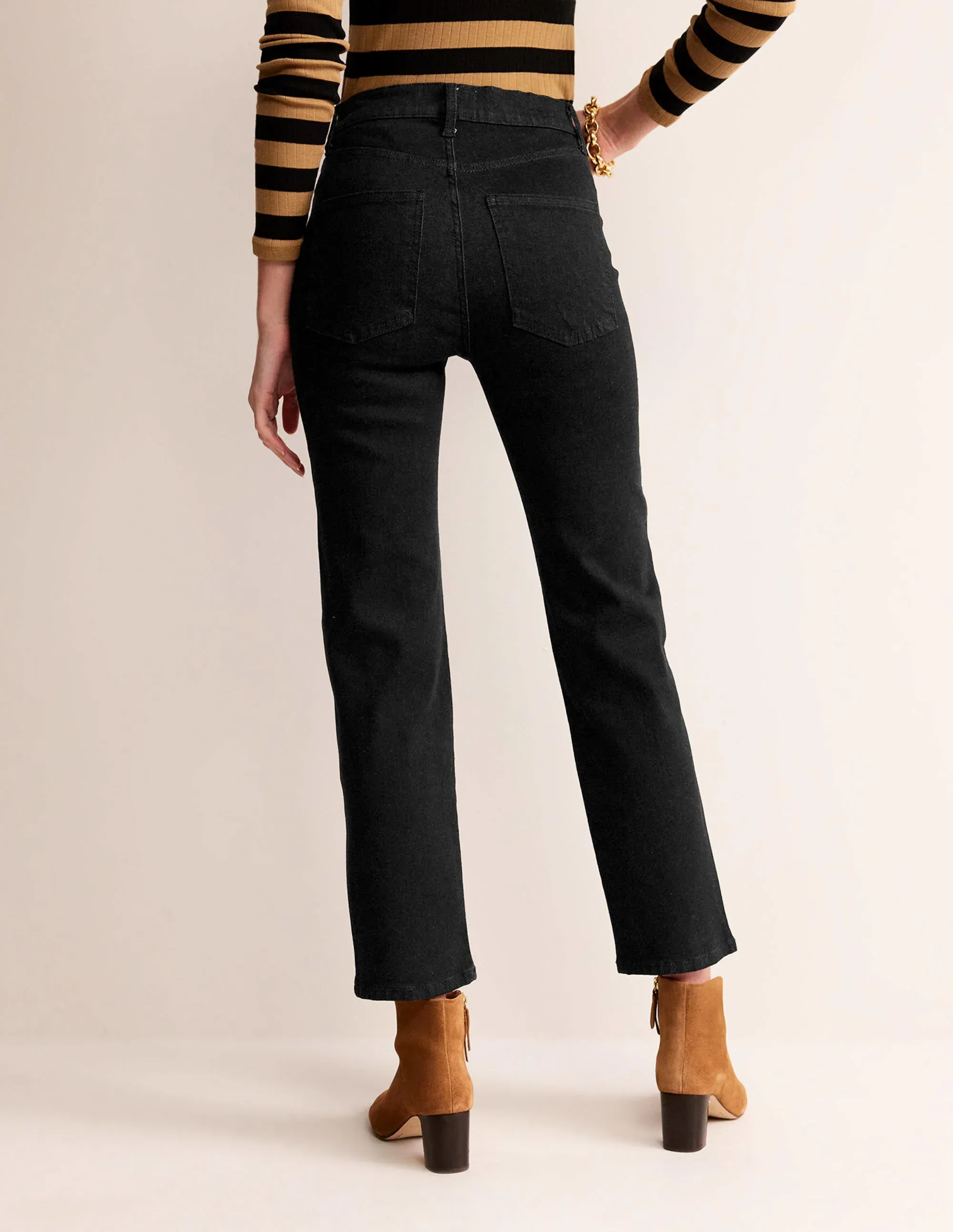 Mid Rise Slim Leg Jeans